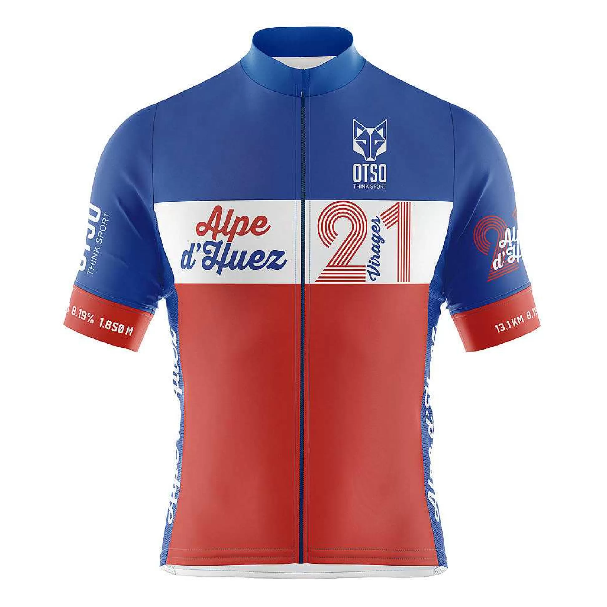 Alpe D'Huez Men'S Short Sleeve Cycling Jersey (Outlet)*OTSO Cheap