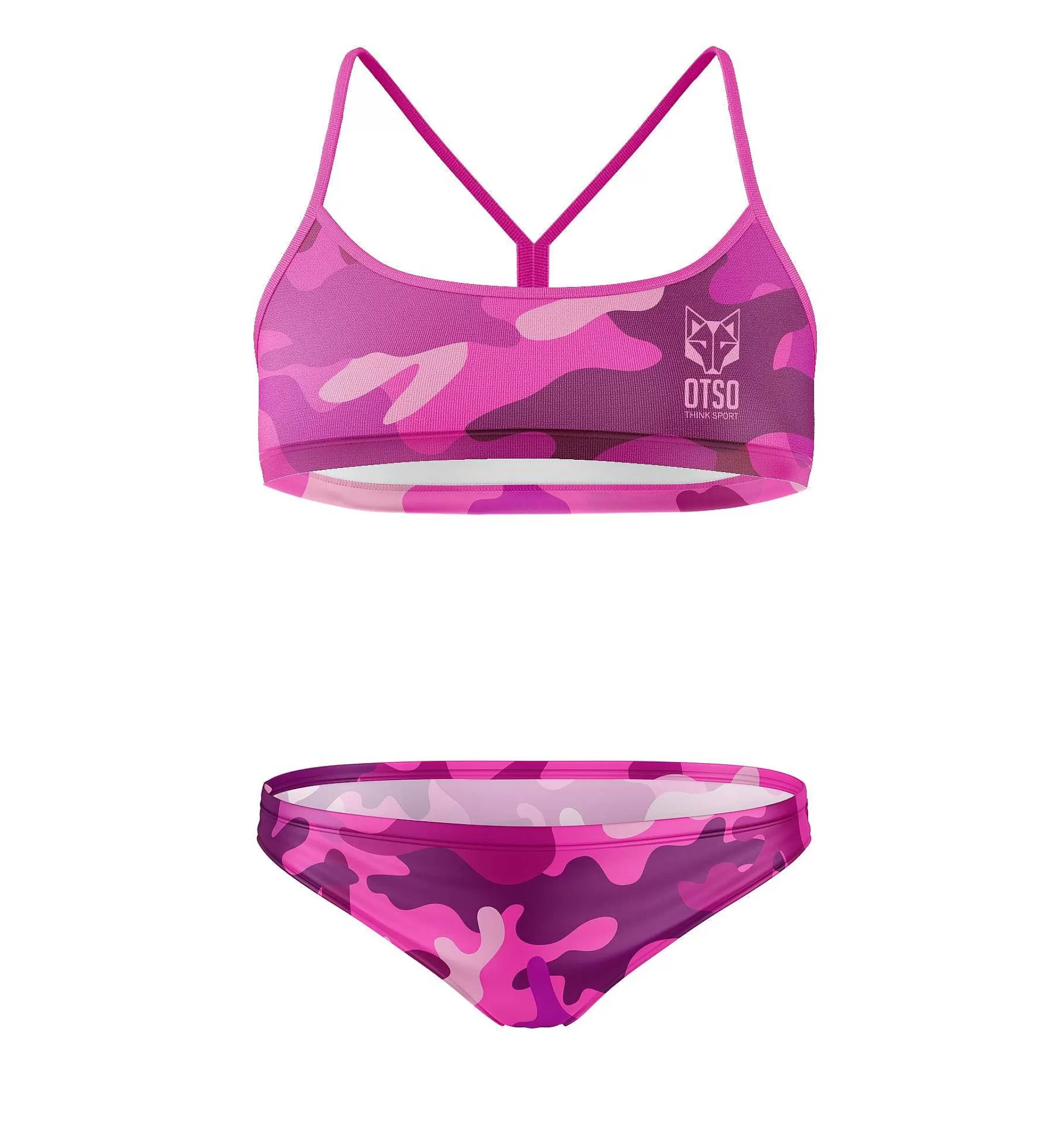 Bikini Woman Camo Pink*OTSO Hot