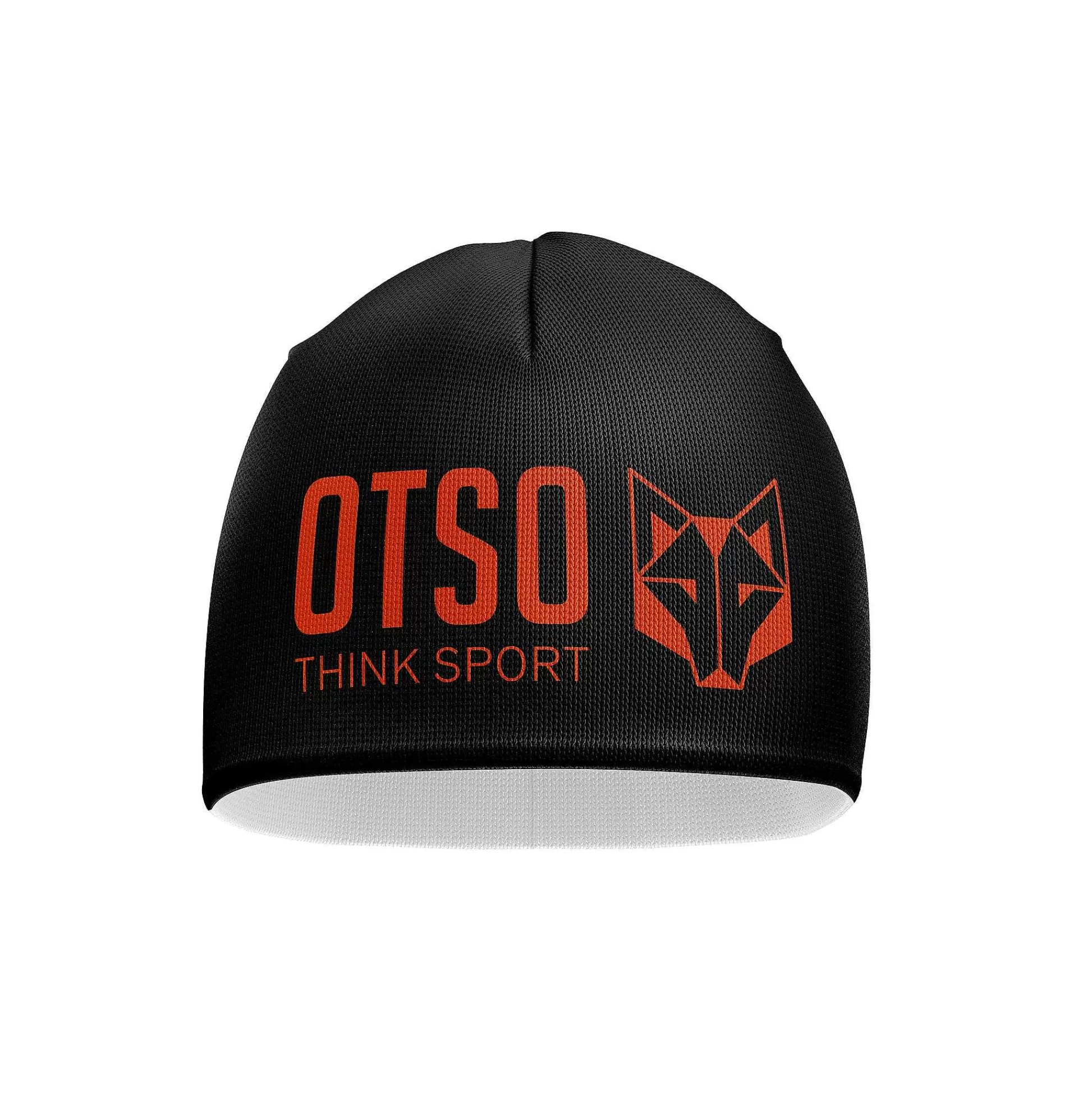 Black & Fluo Orange Beanie*OTSO Best