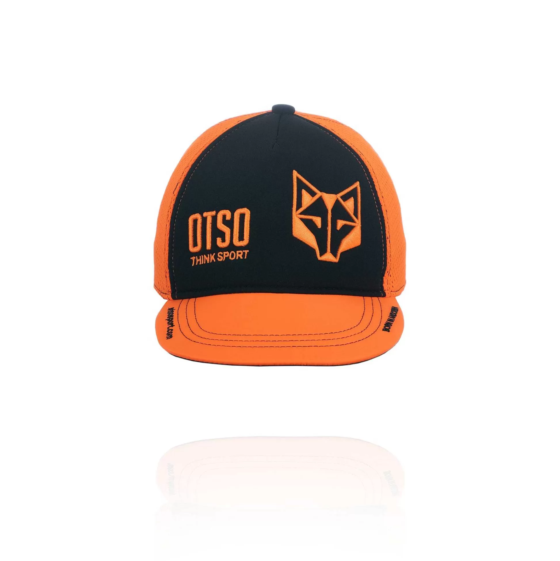 Black & Fluo Orange Snapback Cap*OTSO Sale