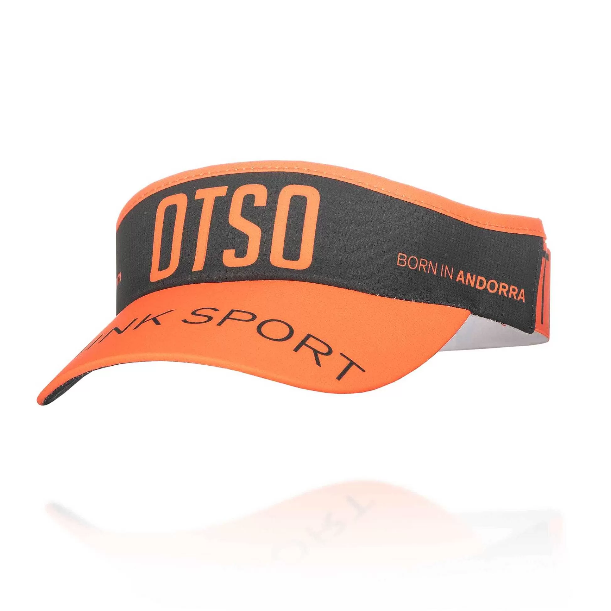 Black & Fluo Orange Visor*OTSO Shop