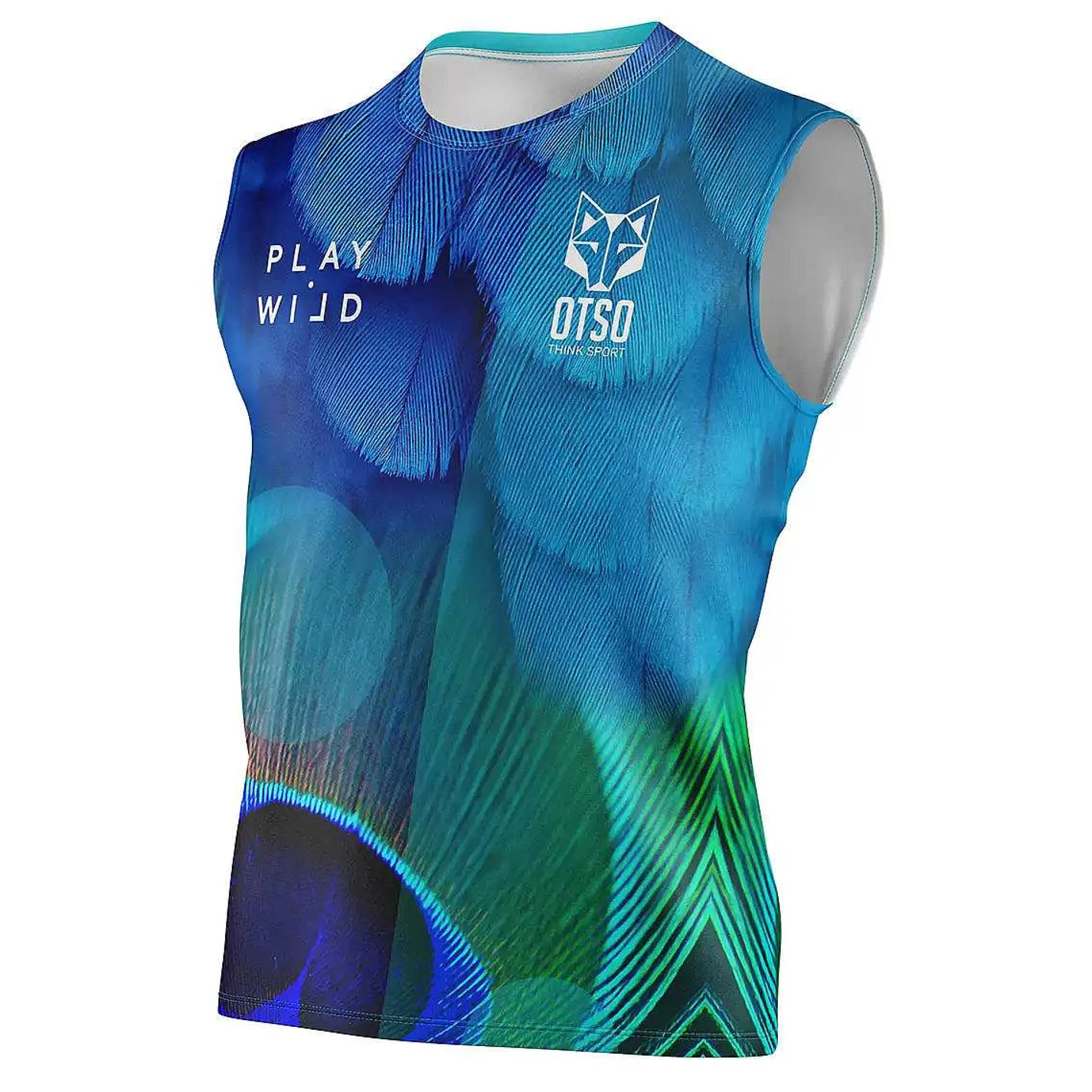 Blue Birds Men'S Sleeveless Padel Shirt*OTSO Cheap