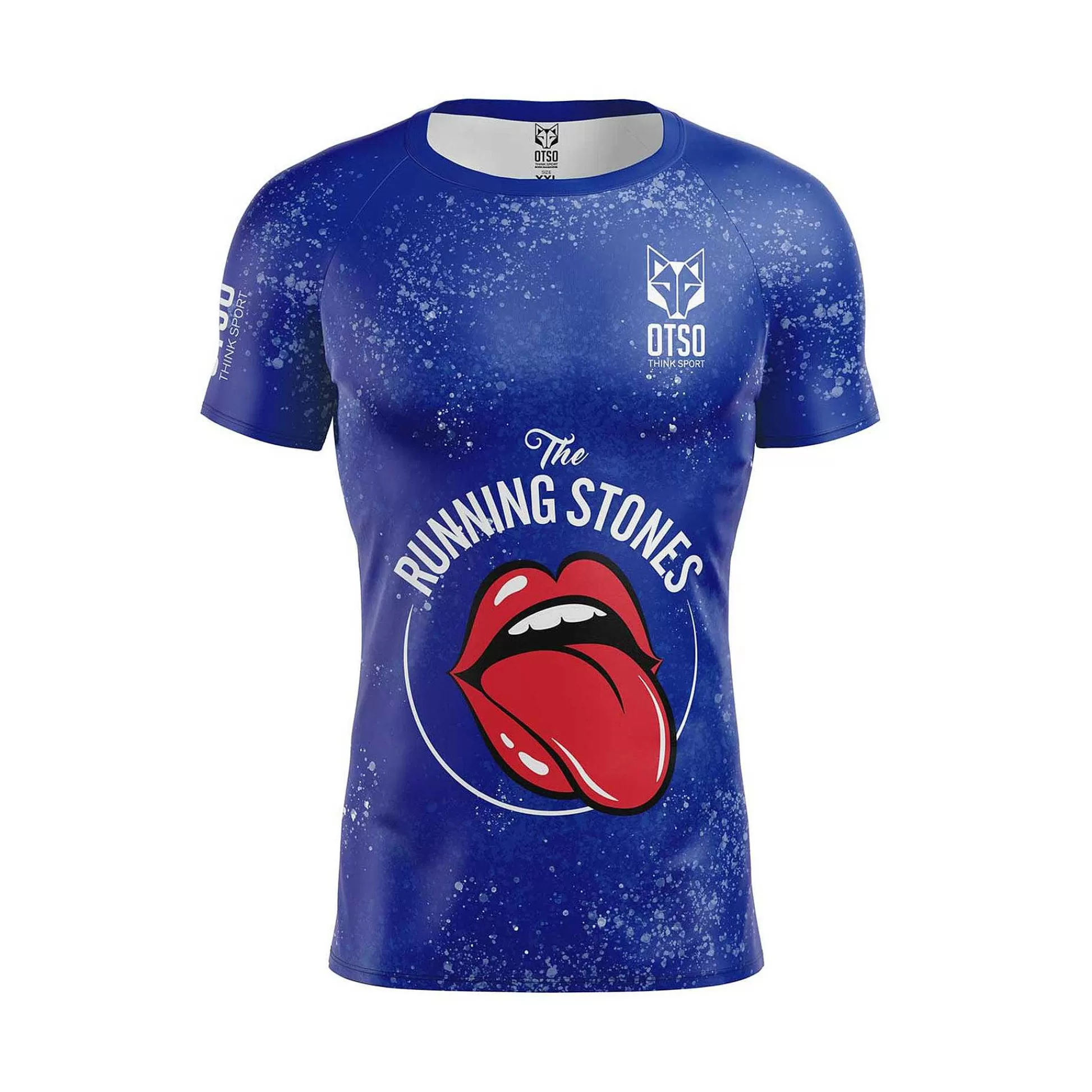 Camiseta Manga Corta Hombre-Running Stones Blue*OTSO Discount