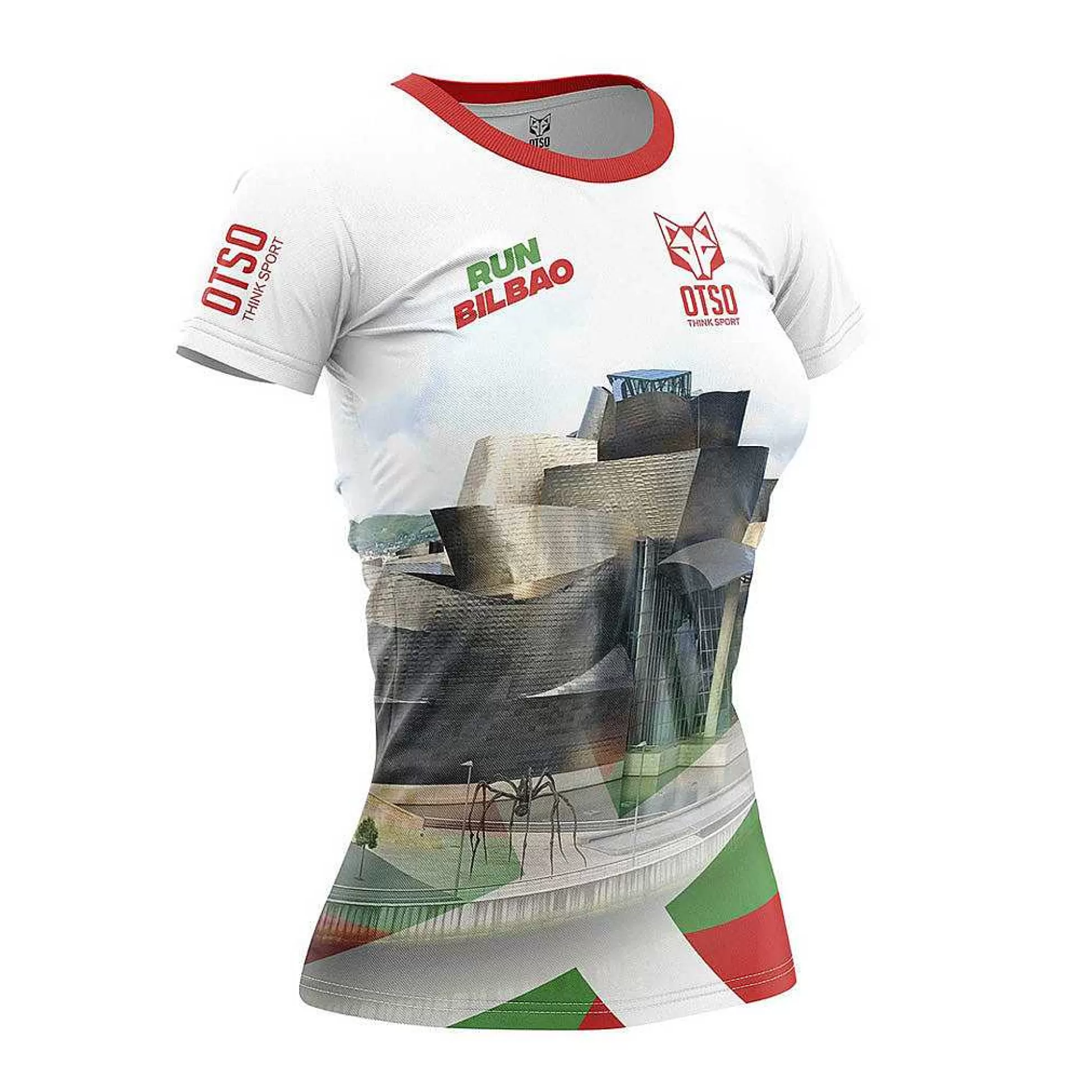 Camiseta Manga Corta Mujer-Run Bilbao (Outlet)*OTSO Shop