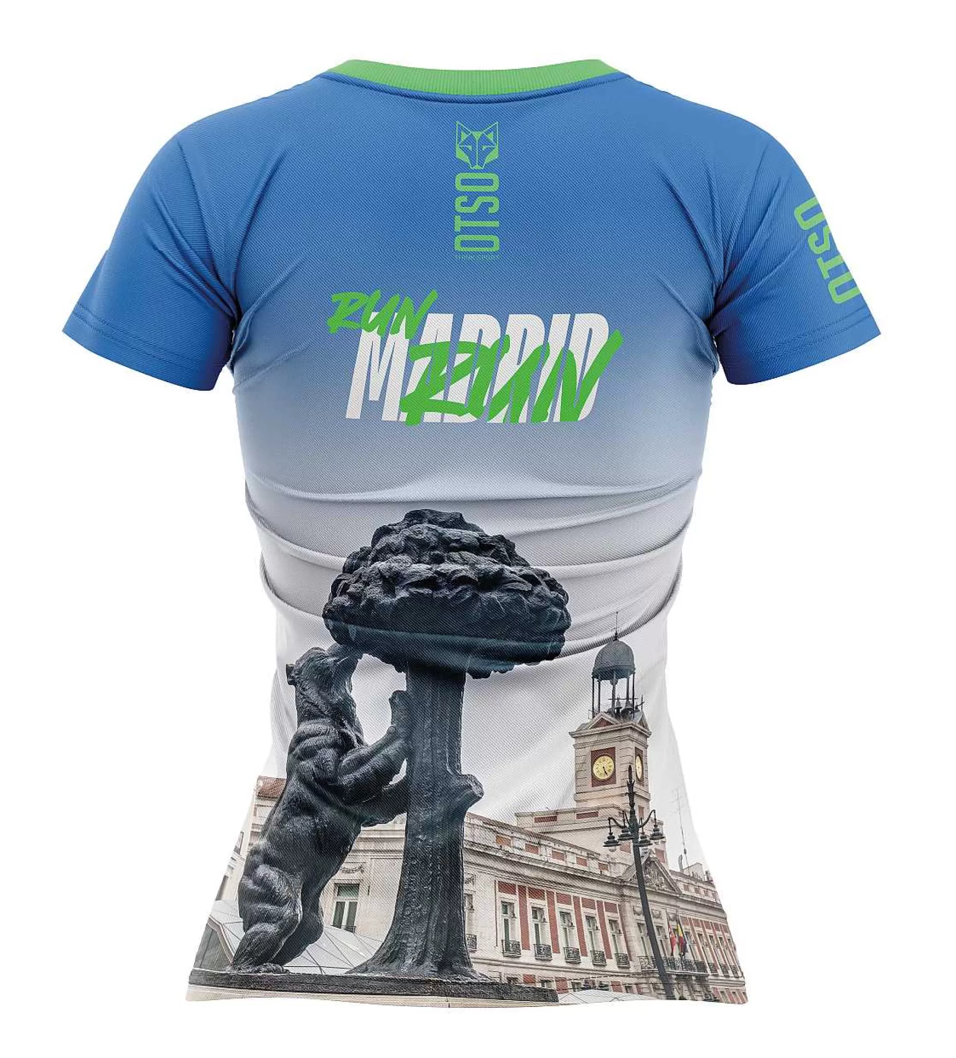 Camiseta Manga Corta Mujer-Run Madrid (Outlet)*OTSO Shop