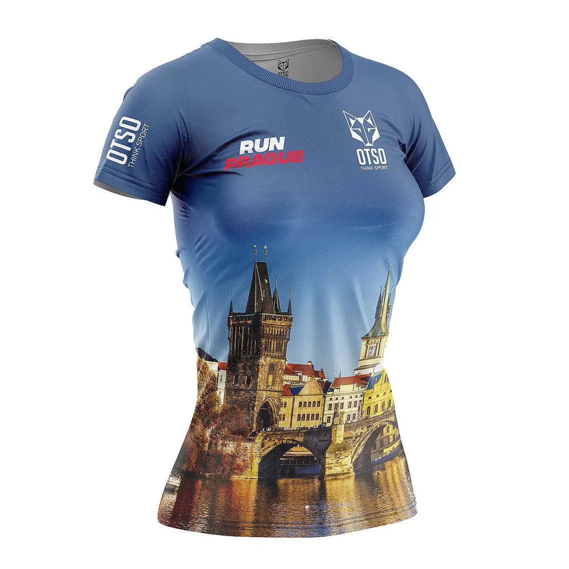 Camiseta Manga Corta Mujer-Run Prague (Outlet)*OTSO Store