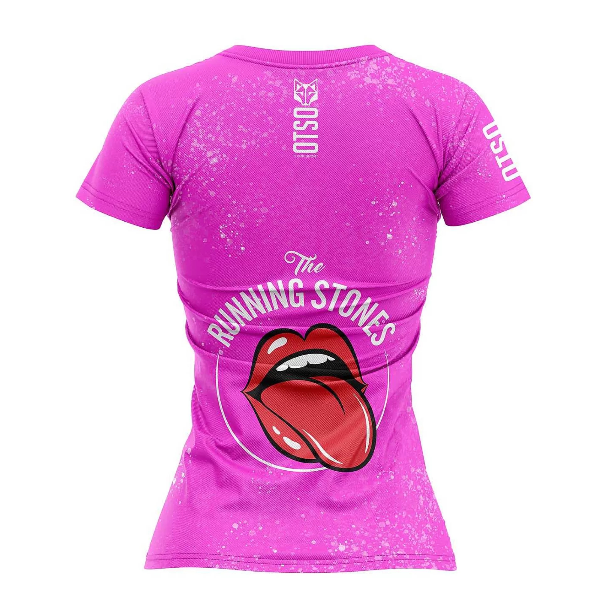 Camiseta Manga Corta Mujer-Running Stones Pink*OTSO Best Sale