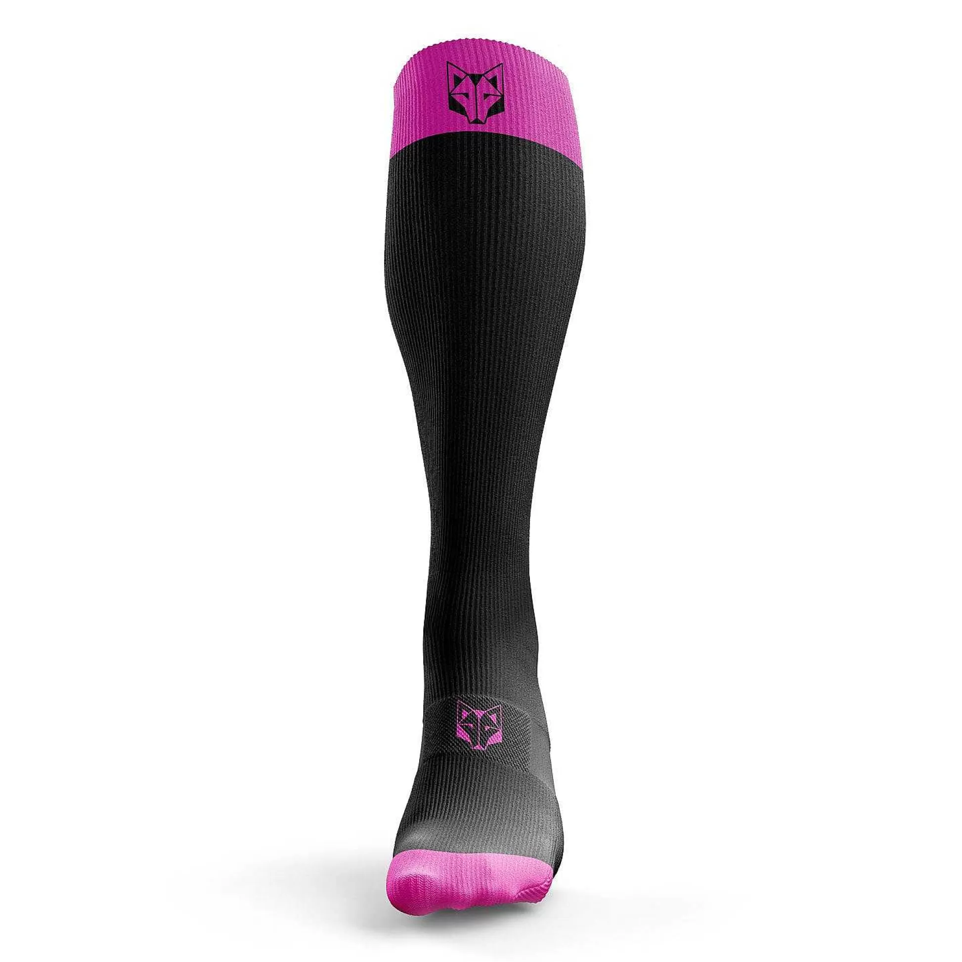 Compression Recovery Socks Black & Fluo Pink*OTSO Clearance