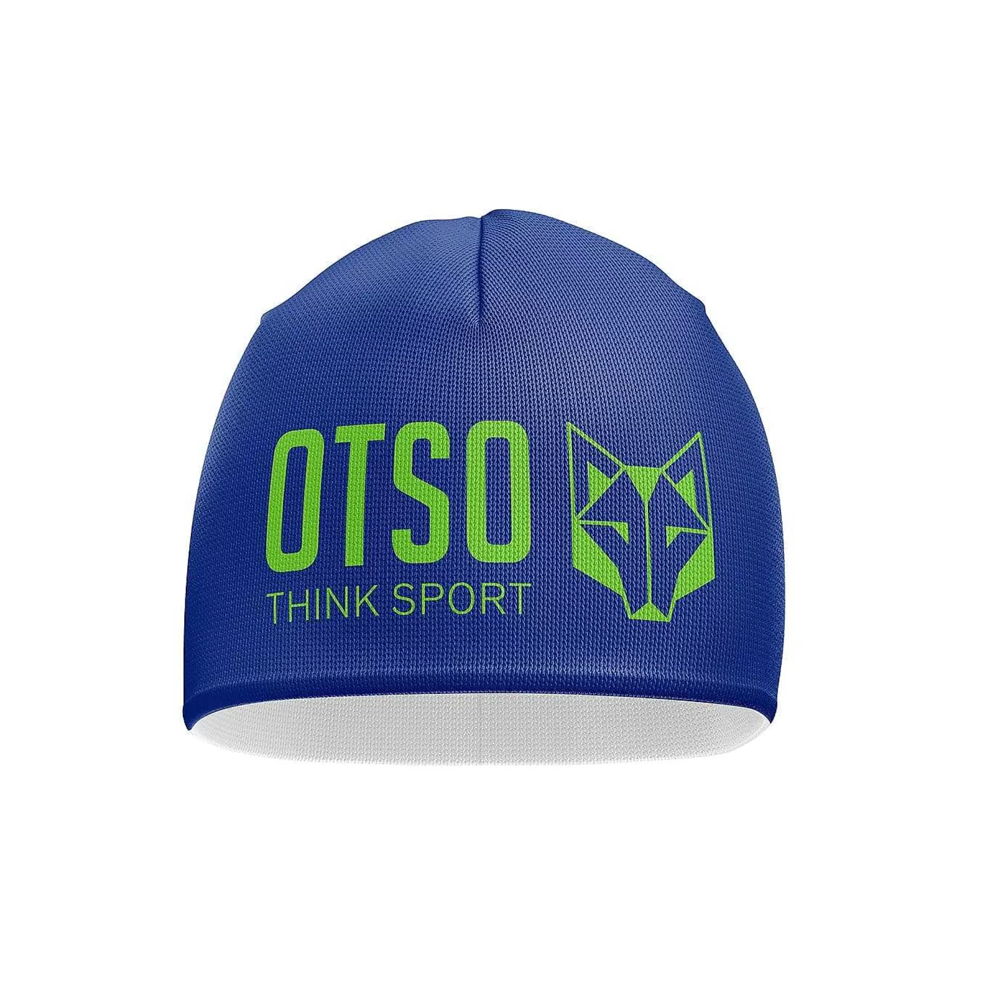 Electric Blue & Fluo Green Beanie*OTSO Cheap