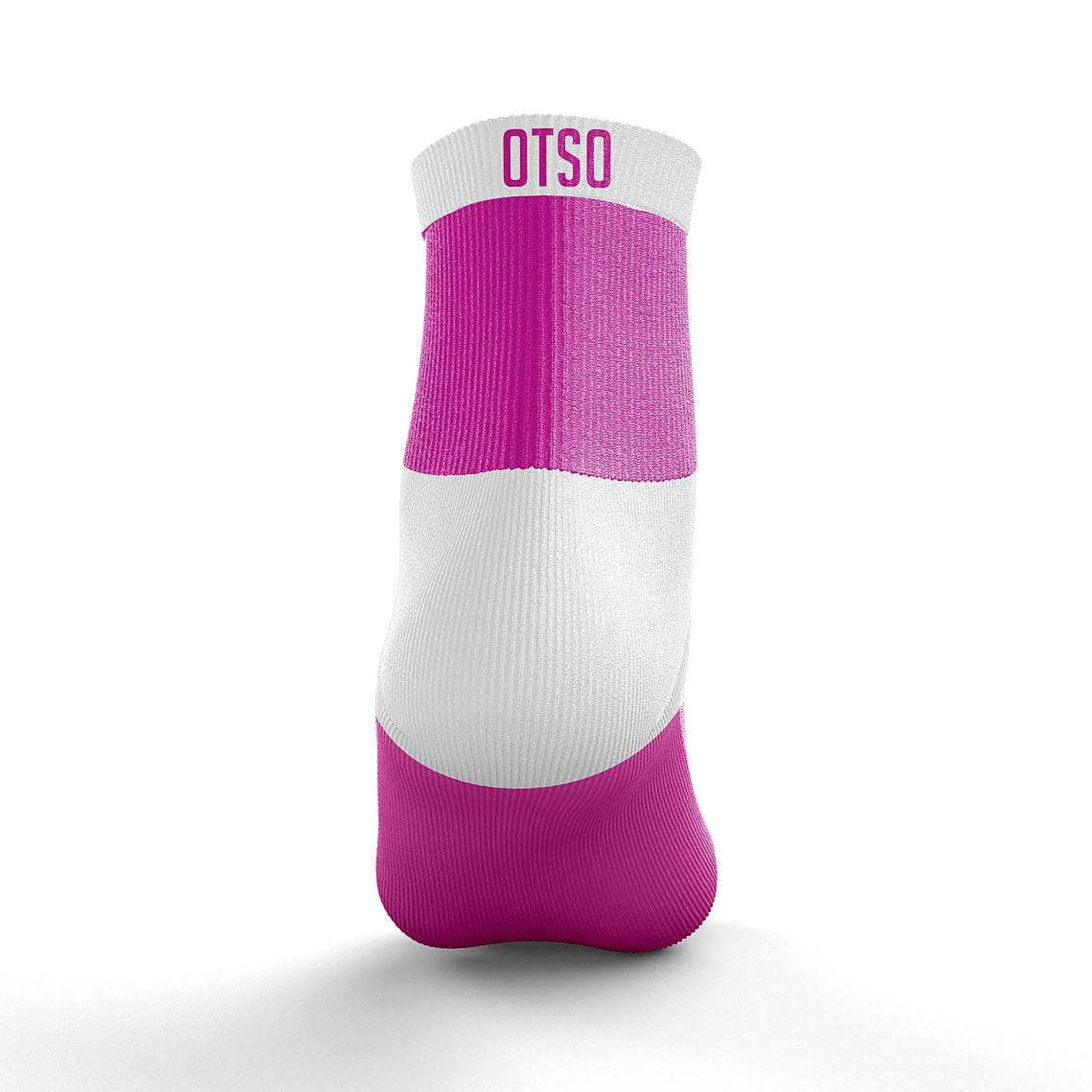 Fluo Pink & White Low Cut Multisport Socks*OTSO Fashion