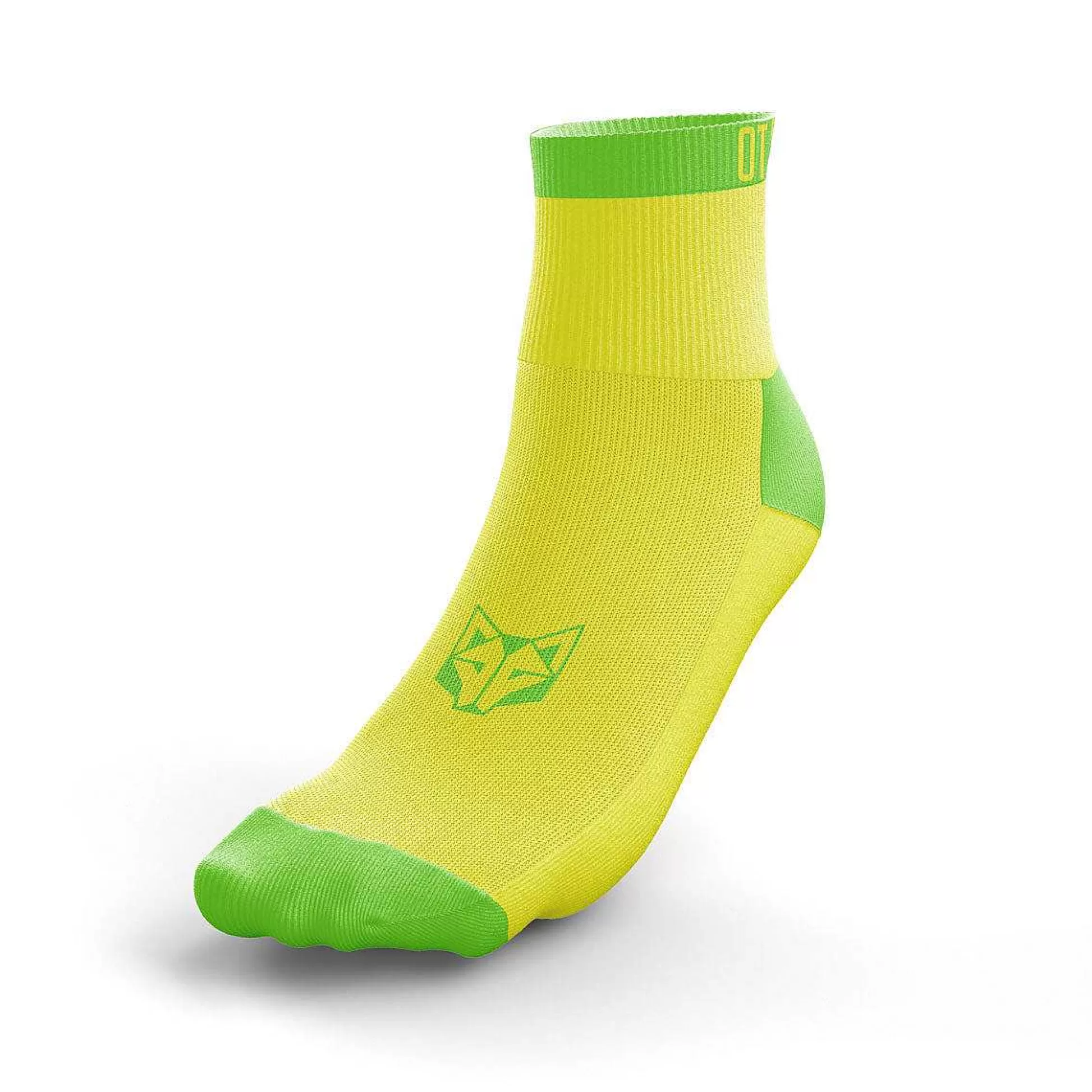 Fluo Yellow & Fluo Green Low Cut Multisport Socks*OTSO Flash Sale