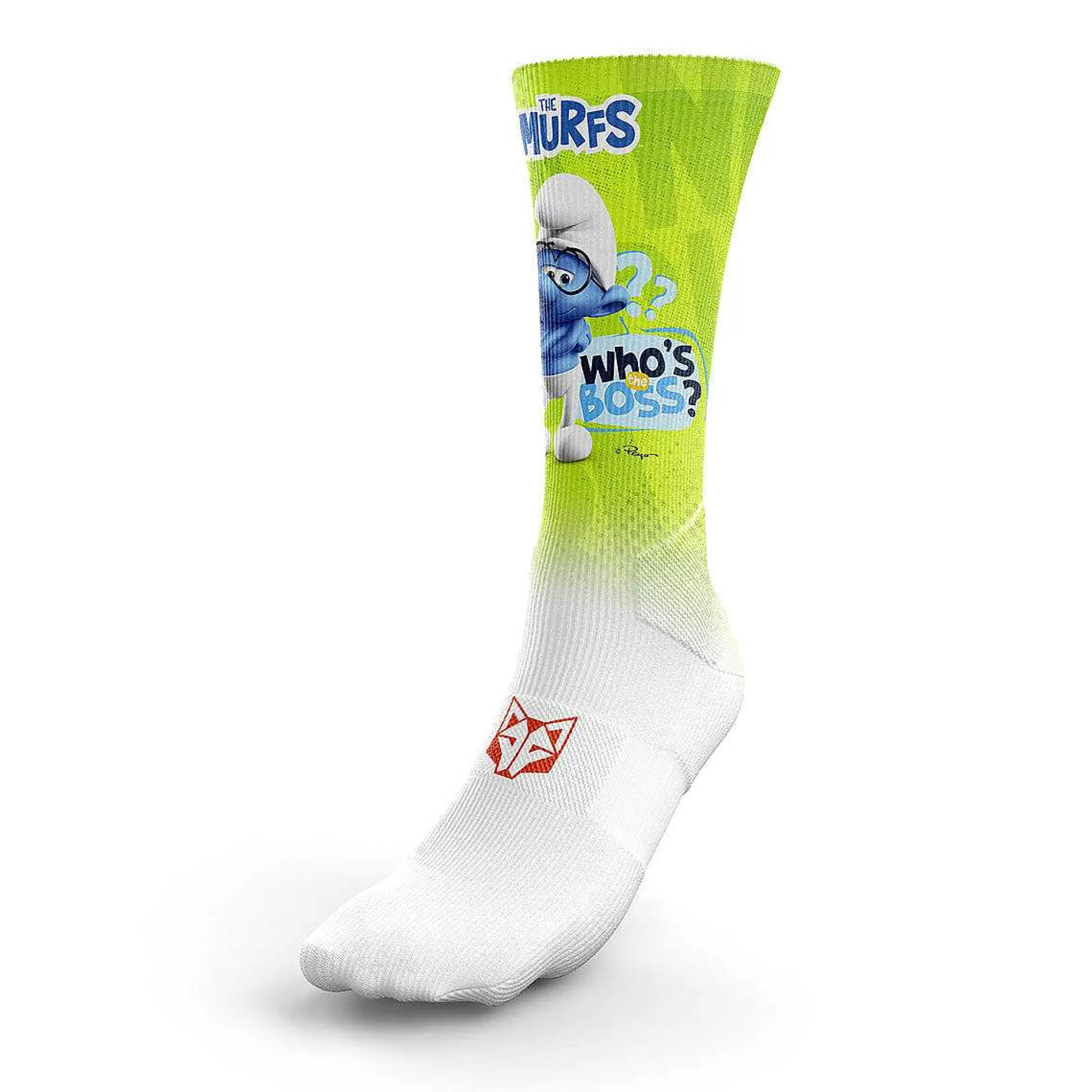 Funny Socks High Cut Smurfs Boss*OTSO Clearance