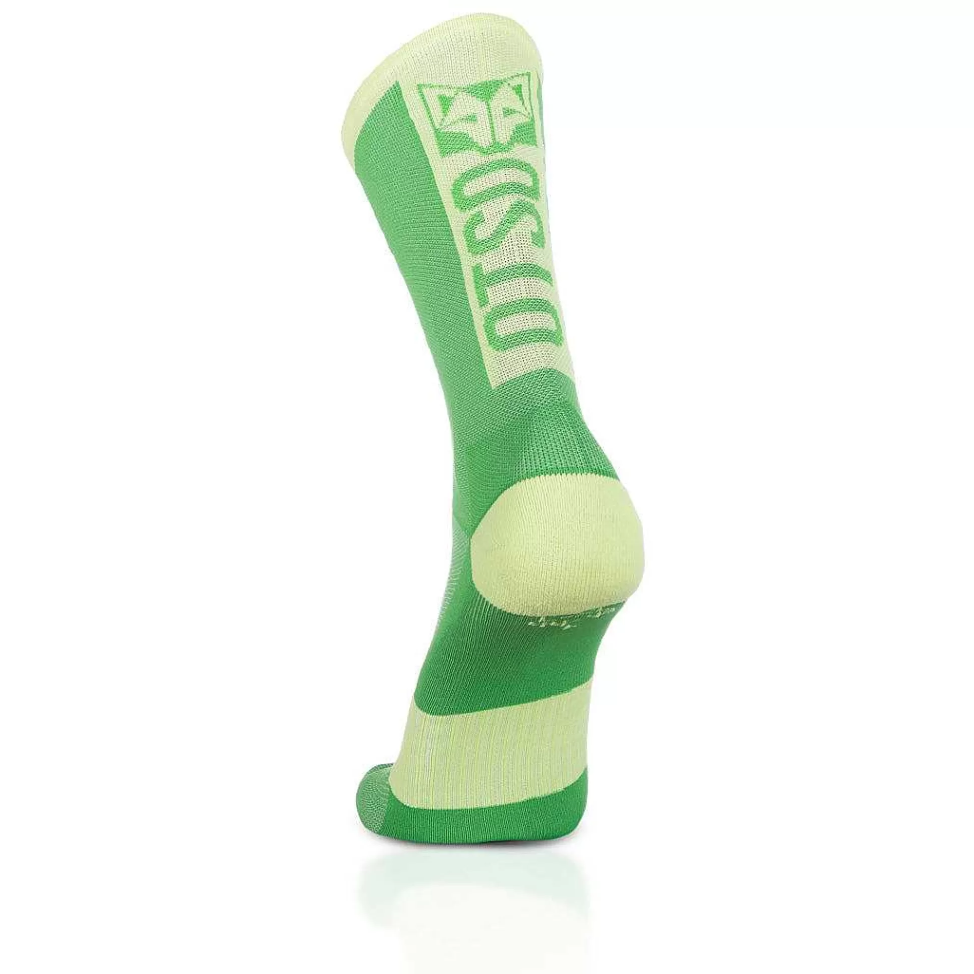 Green Apple & Green Lime High Cut Cycling Socks*OTSO Best Sale