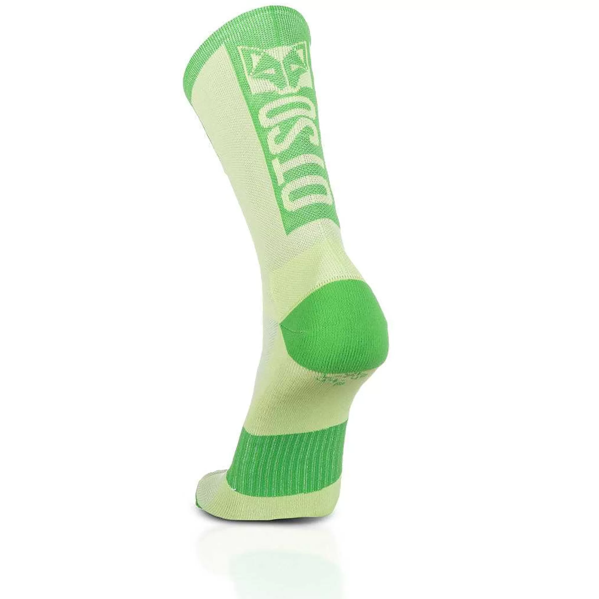 Green Lime & Green Apple High Cut Cycling Socks*OTSO Clearance