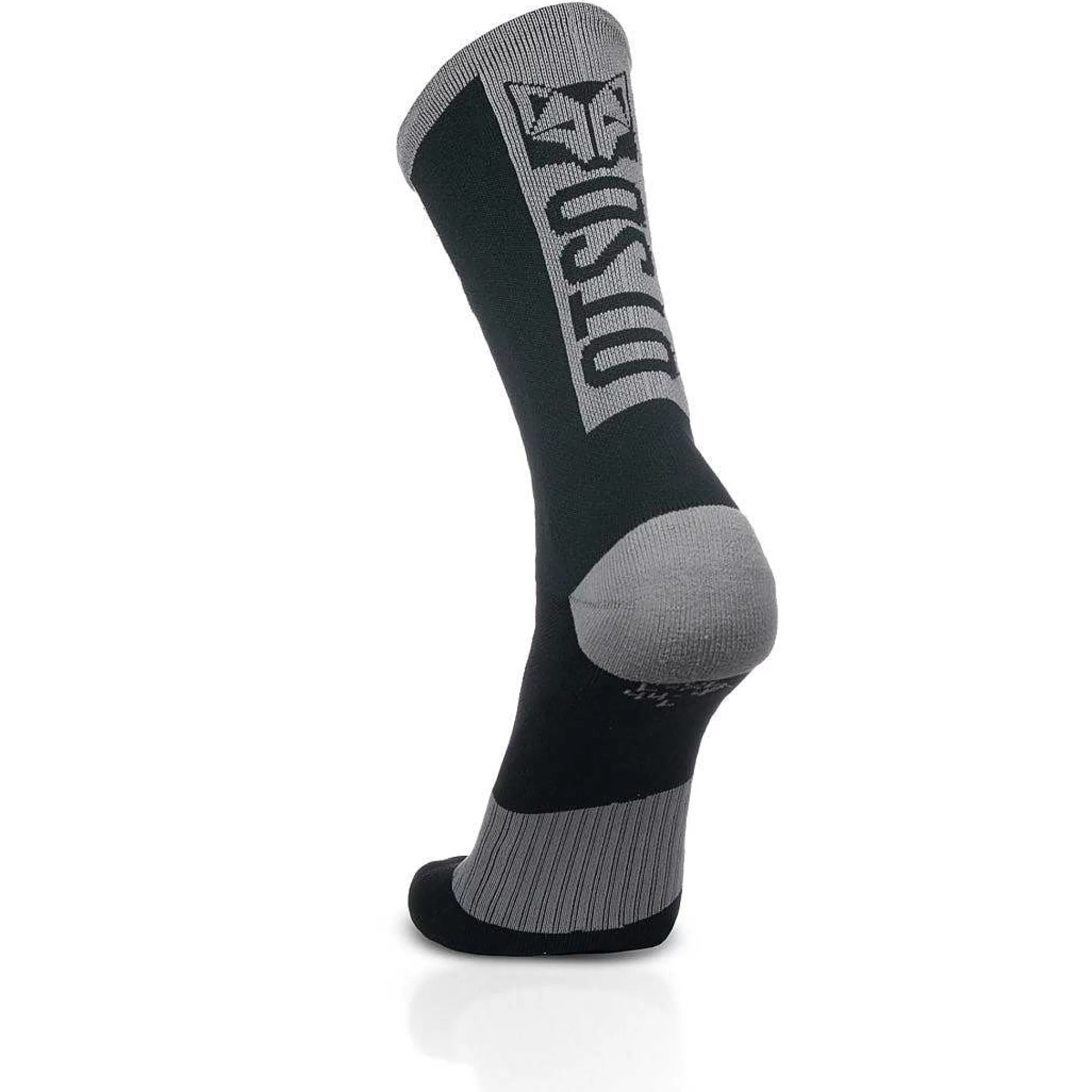 High Cut Cycling Socks Black & Silver Gray*OTSO New