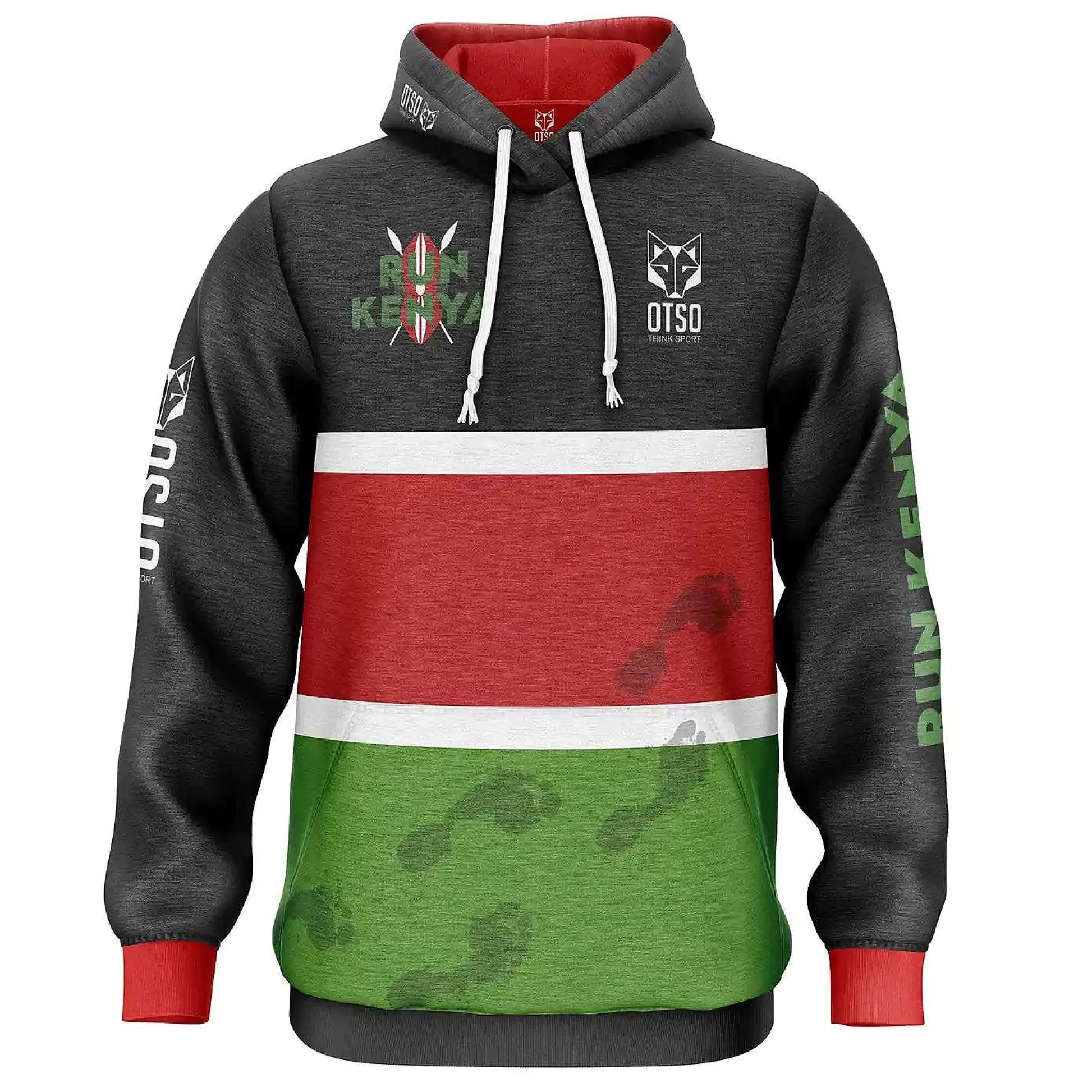 Hoodie-Run Kenya*OTSO Discount