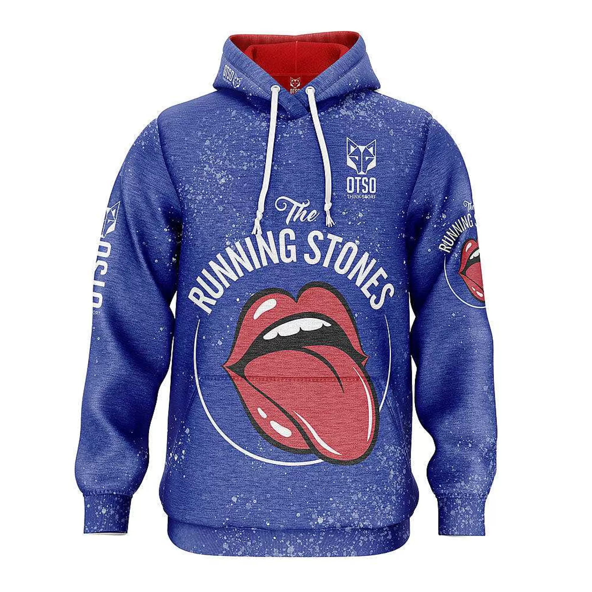 Hoodie-Running Stones Blue*OTSO Clearance