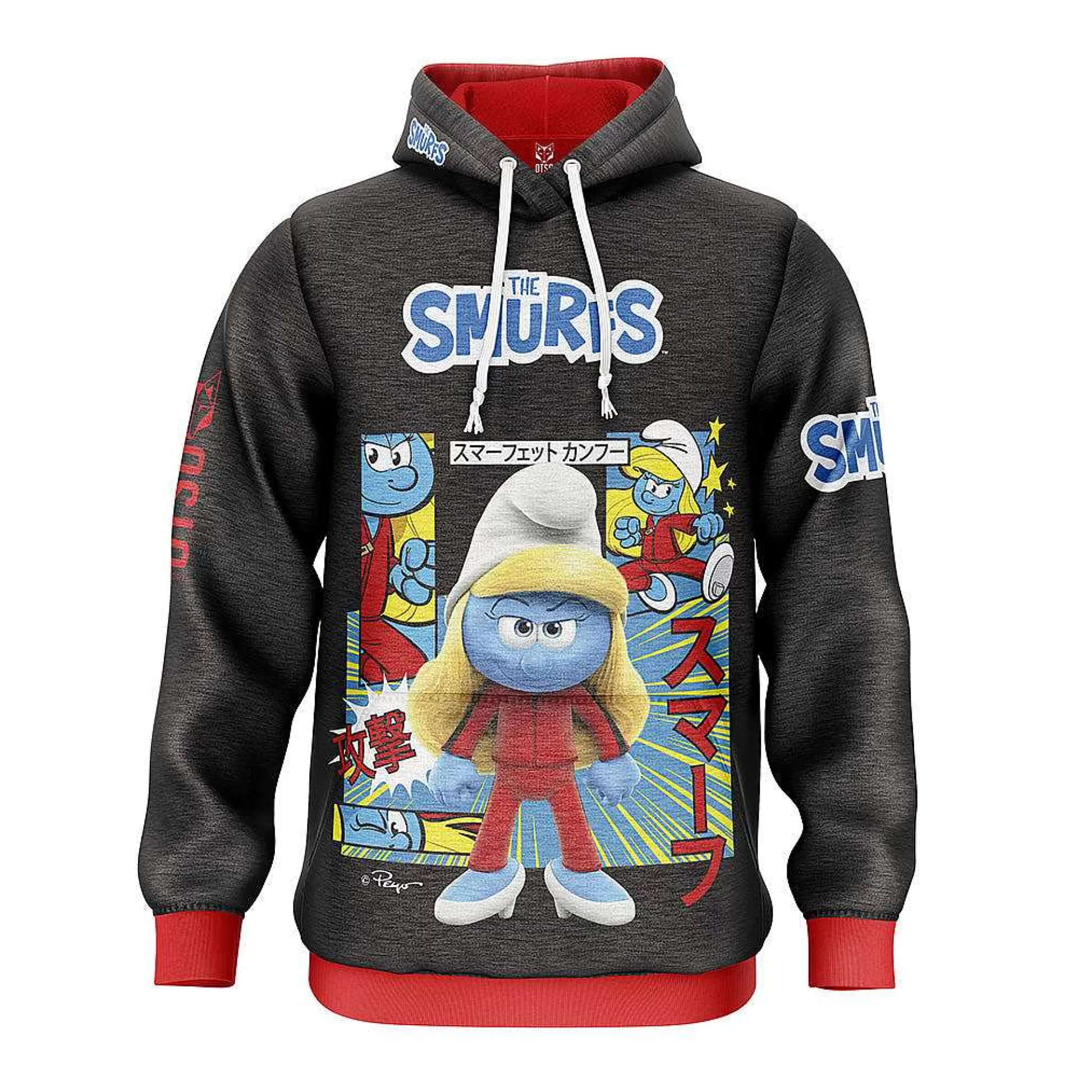 Hoodie-Smurfs Manga Black*OTSO Cheap