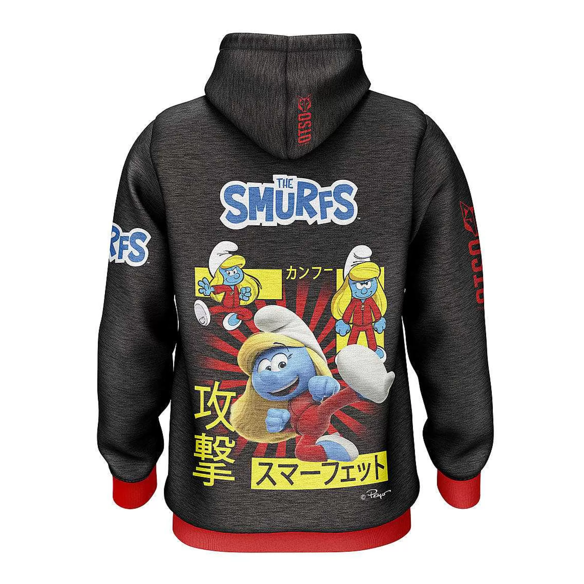 Hoodie-Smurfs Manga Black*OTSO Cheap