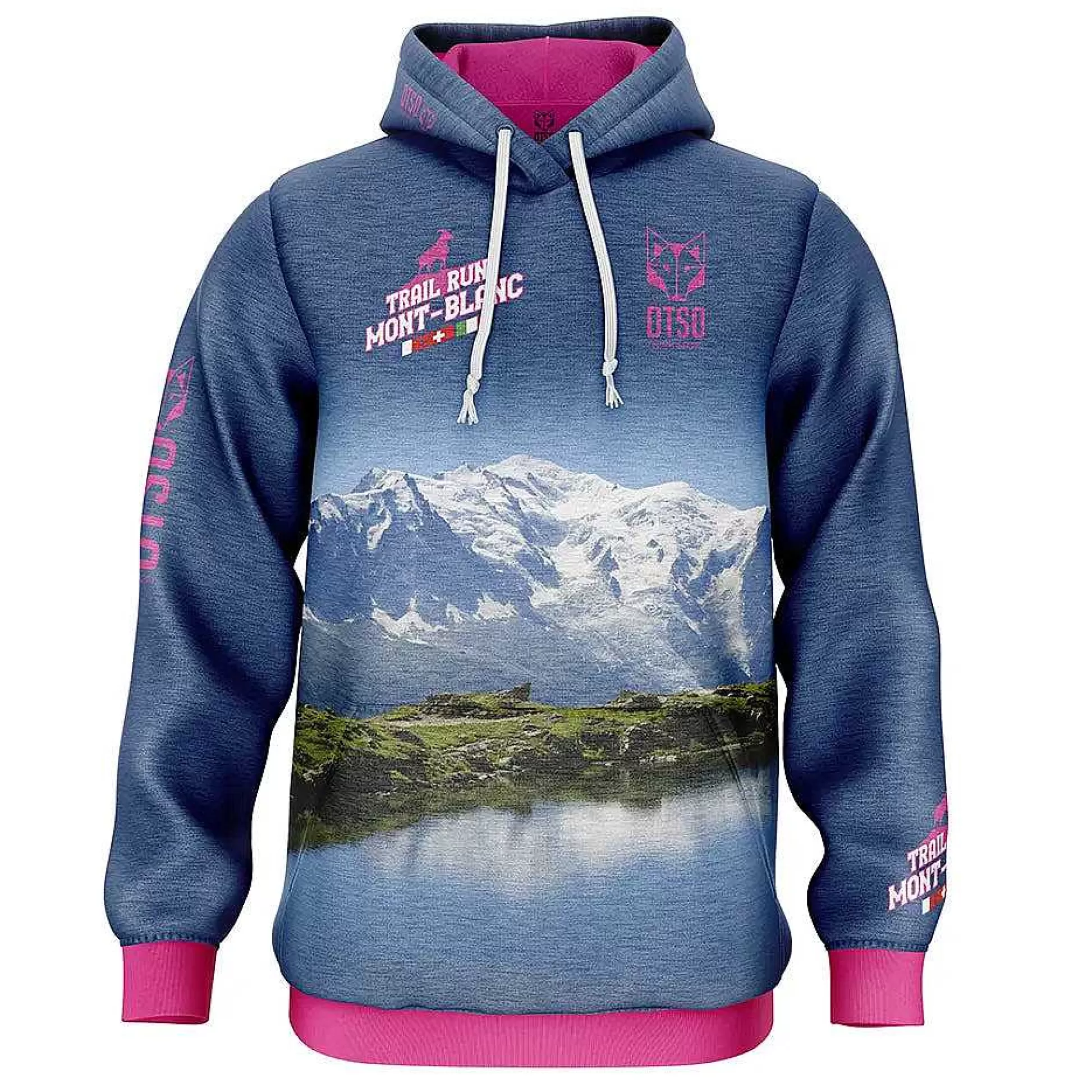 Hoodie-Trail Run Montblanc Pink (Outlet)*OTSO Sale