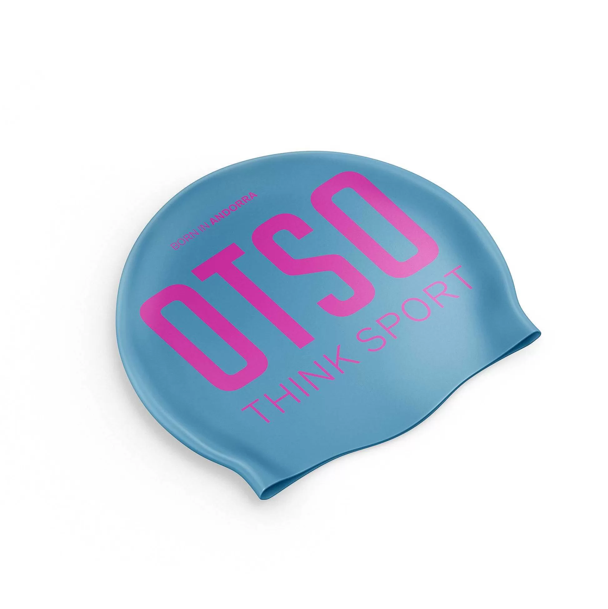 Light Blue & Fluo Pink Swimming Cap*OTSO Outlet