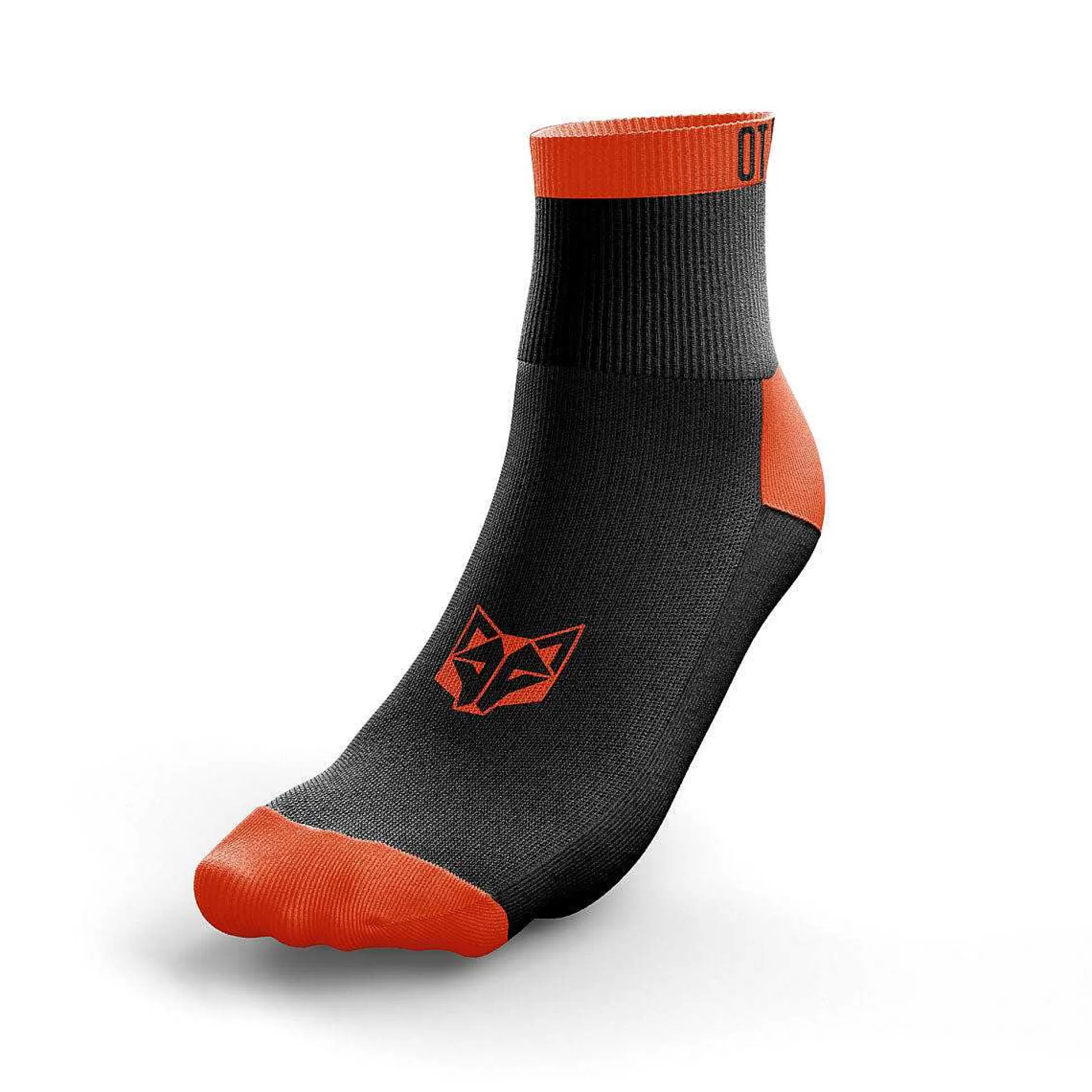 Low Cut Multisport Socks Black & Fluo Orange*OTSO Hot