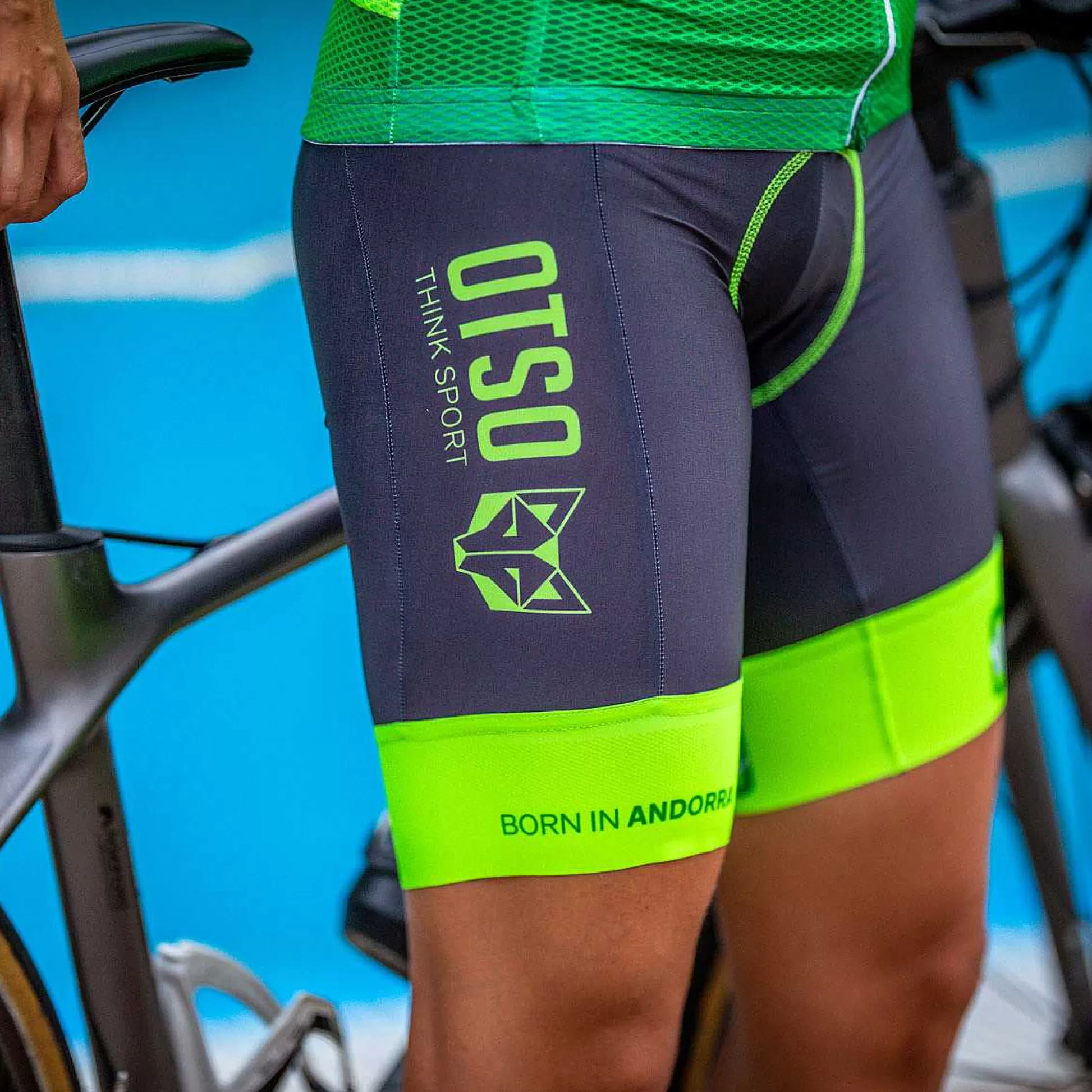 Men'S Cycling Shorts Fluo Green (Outlet)*OTSO Fashion