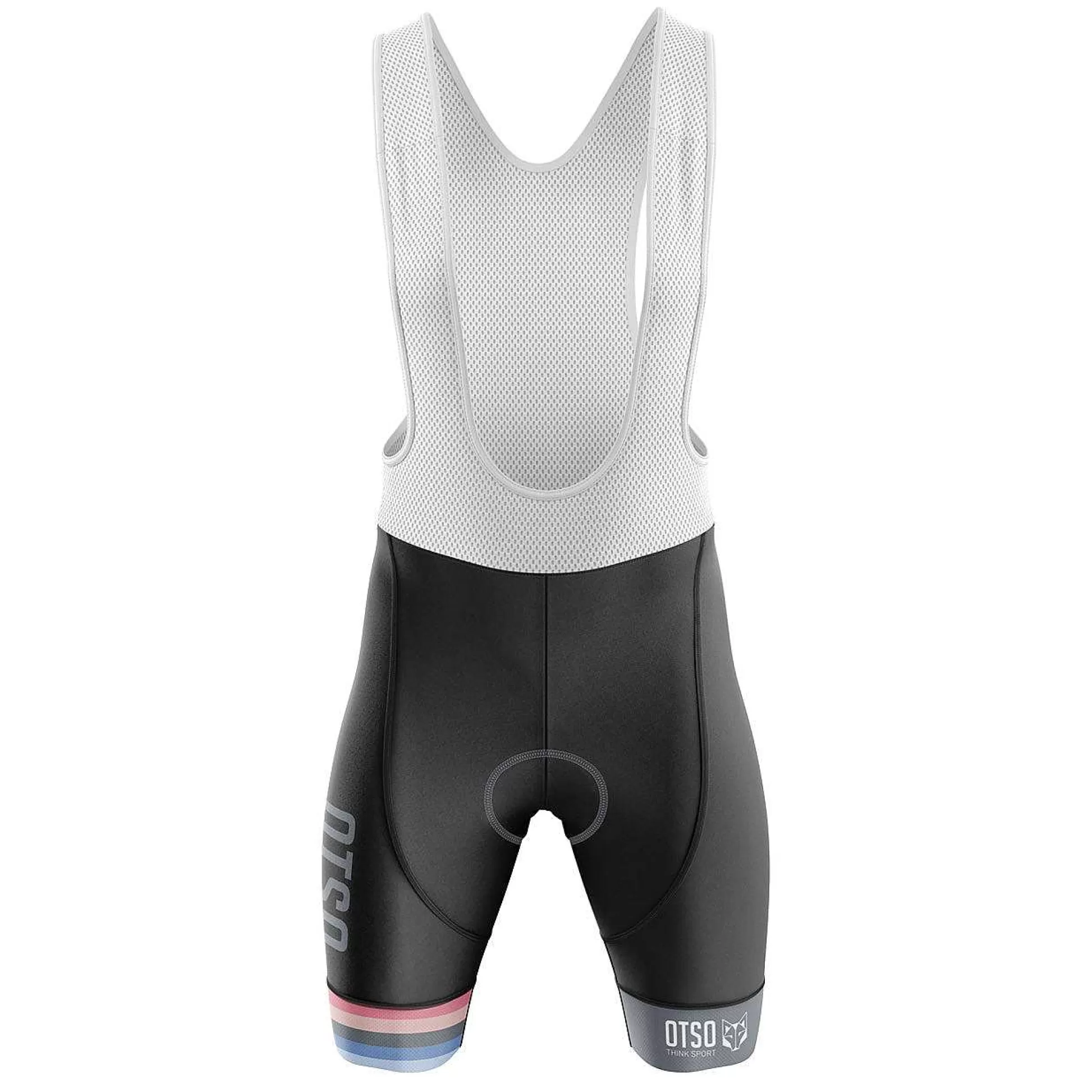 Men'S Cycling Shorts Stripes Silver Gray (Outlet)*OTSO Online