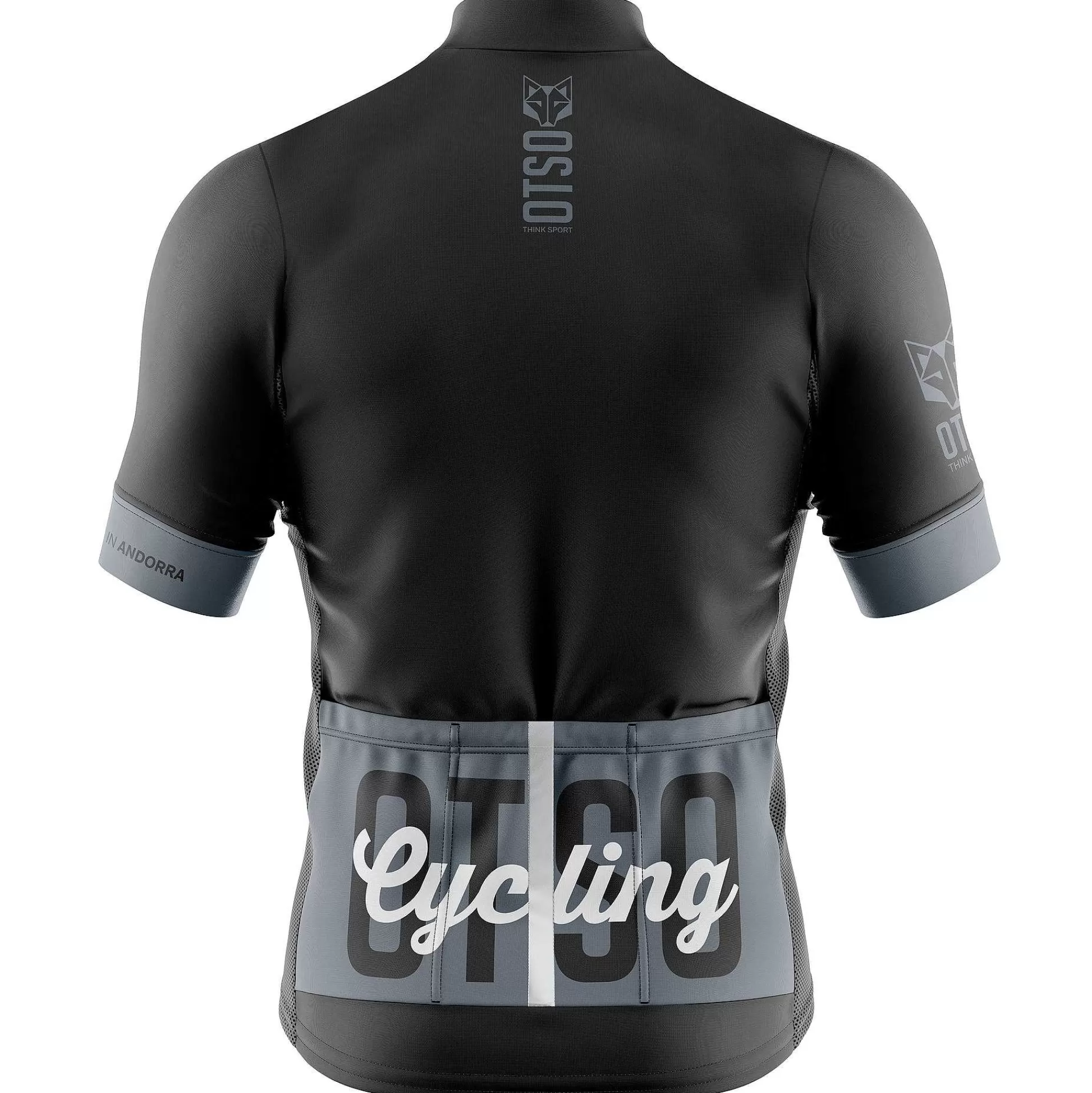 Men'S Short Sleeve Cycling Jersey Black (Outlet)*OTSO Clearance