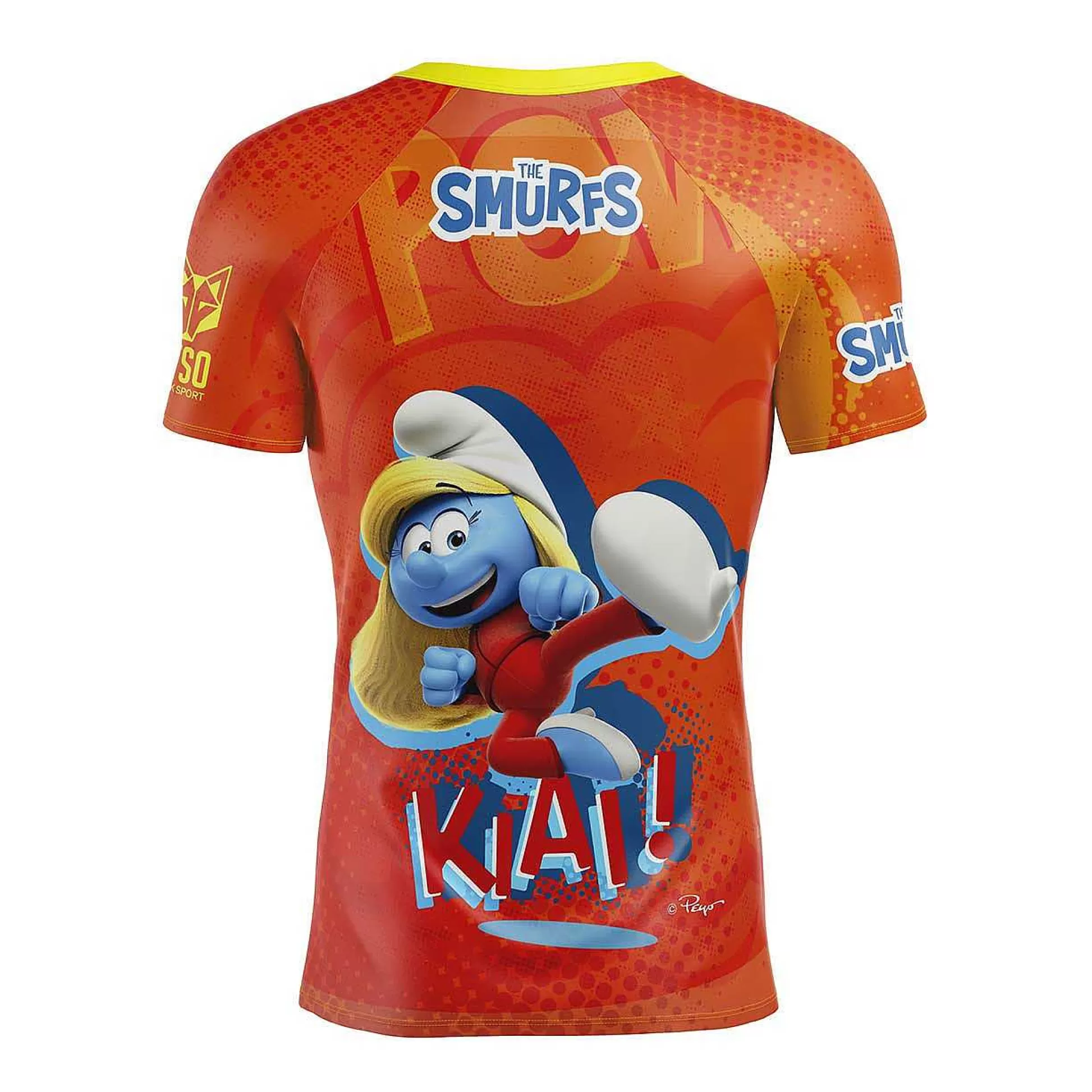 Men'S Short Sleeve Shirt Strong As A Smurf*OTSO Clearance