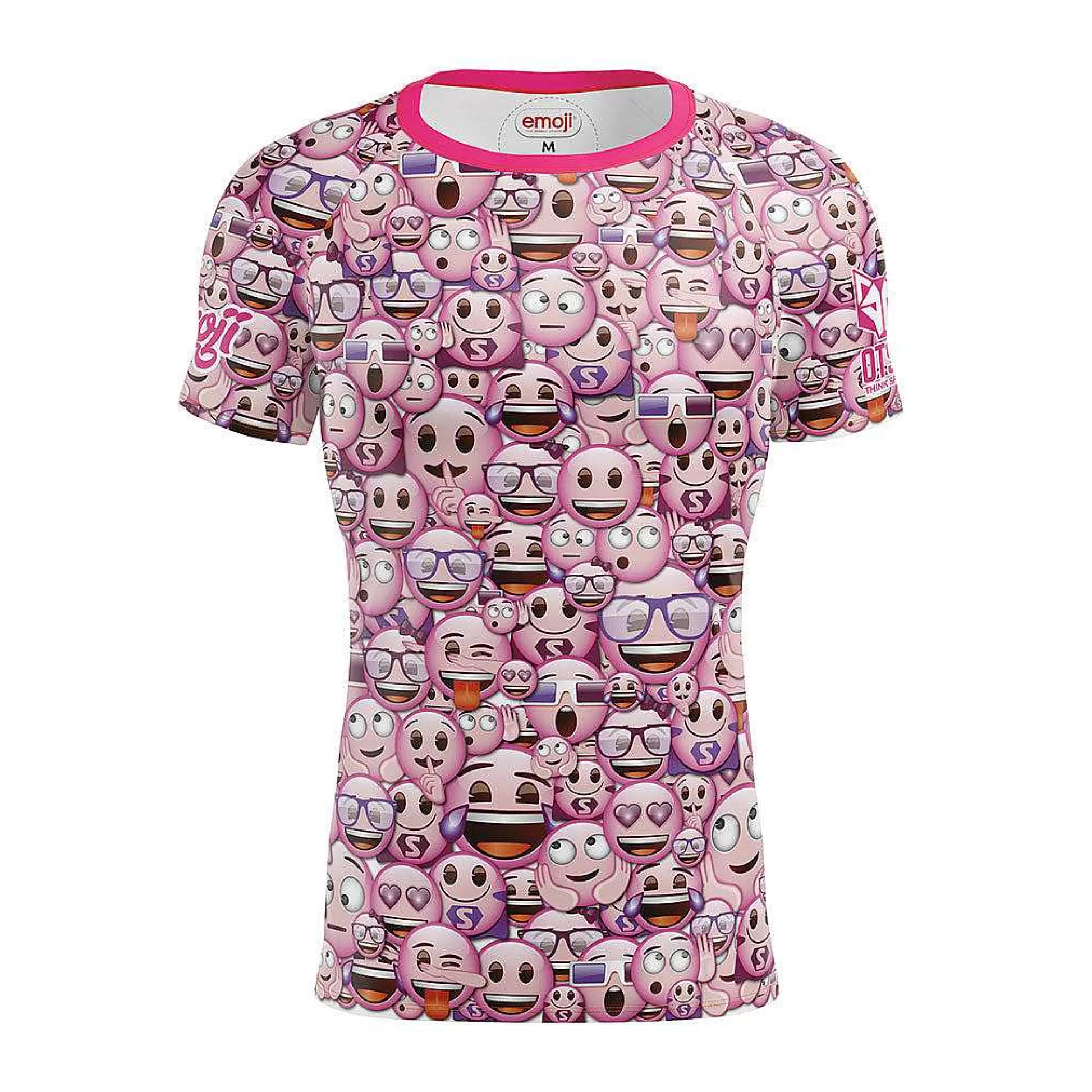 Men'S Short Sleeve Shirt-Emoji Classic Pink*OTSO Discount