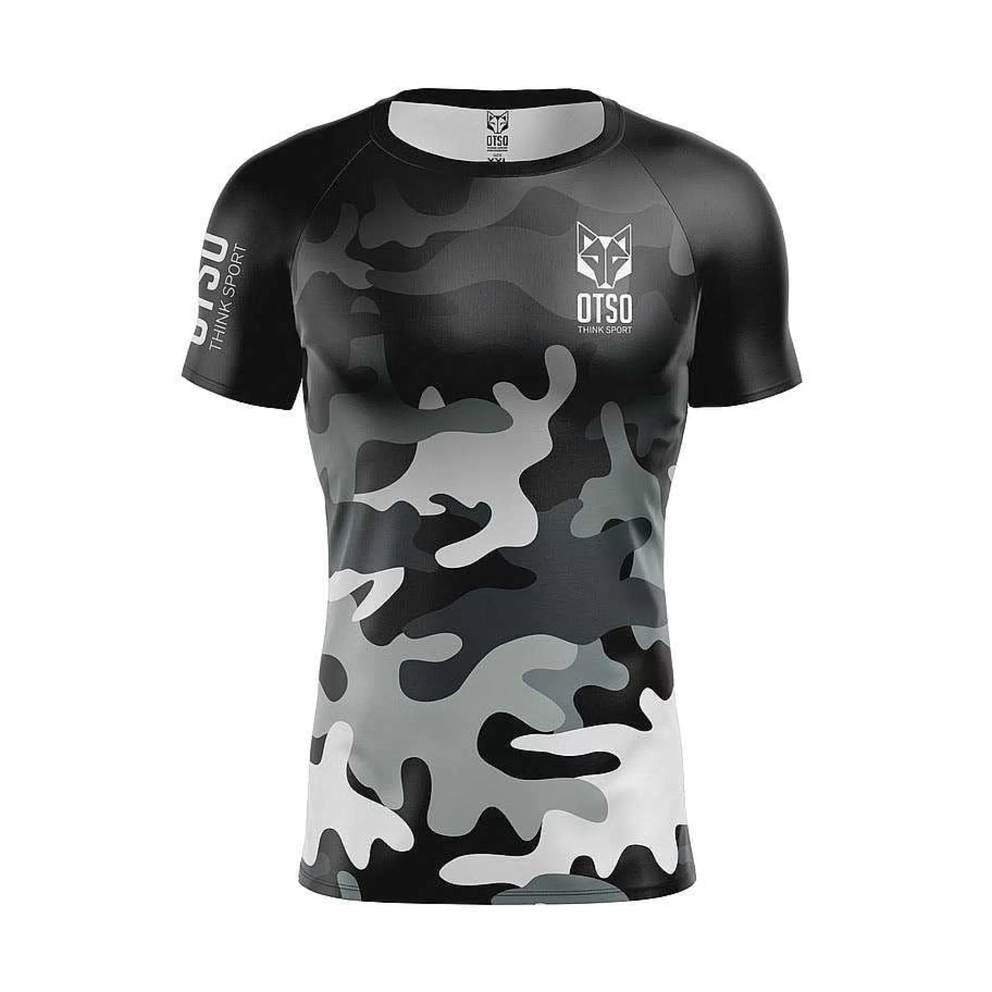 Men'S Short Sleeve T-Shirt Gray Camo*OTSO Sale