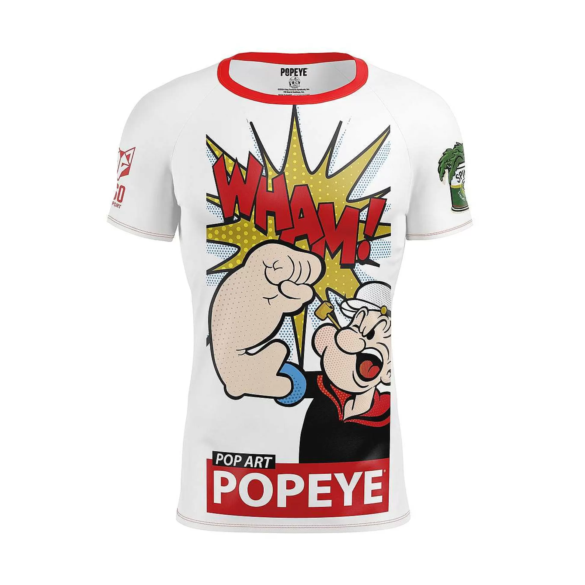 Men'S Short Sleeve T-Shirt-Popeye Pop Art*OTSO Outlet