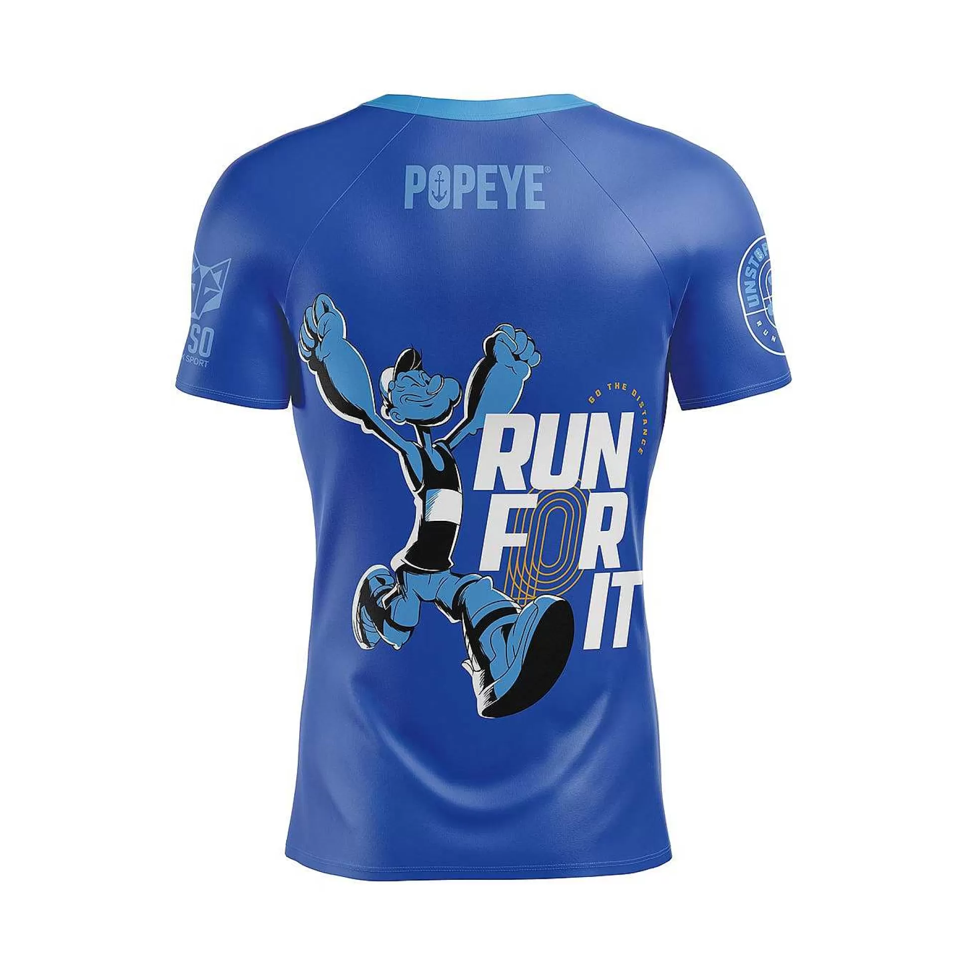 Men'S Short Sleeve T-Shirt-Popeye Run For It*OTSO Hot