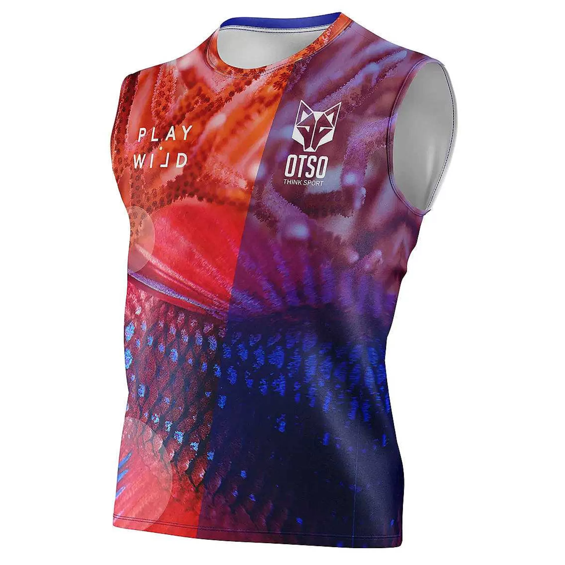 Men'S Sleeveless Padel Shirt Coral*OTSO Discount