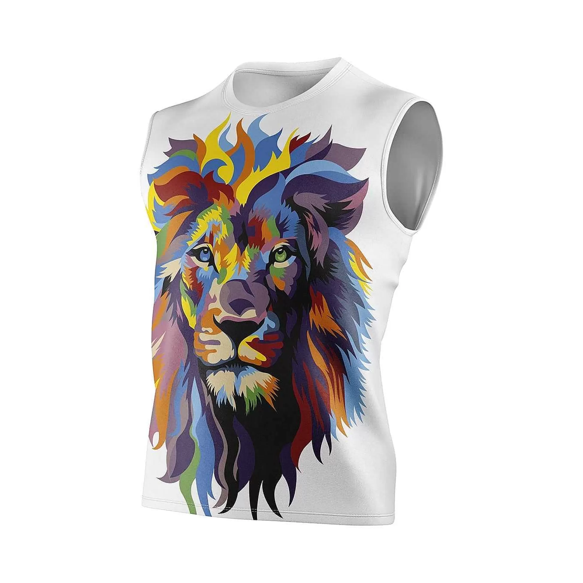 Men'S Sleeveless Shirt-Be A Lion*OTSO Fashion