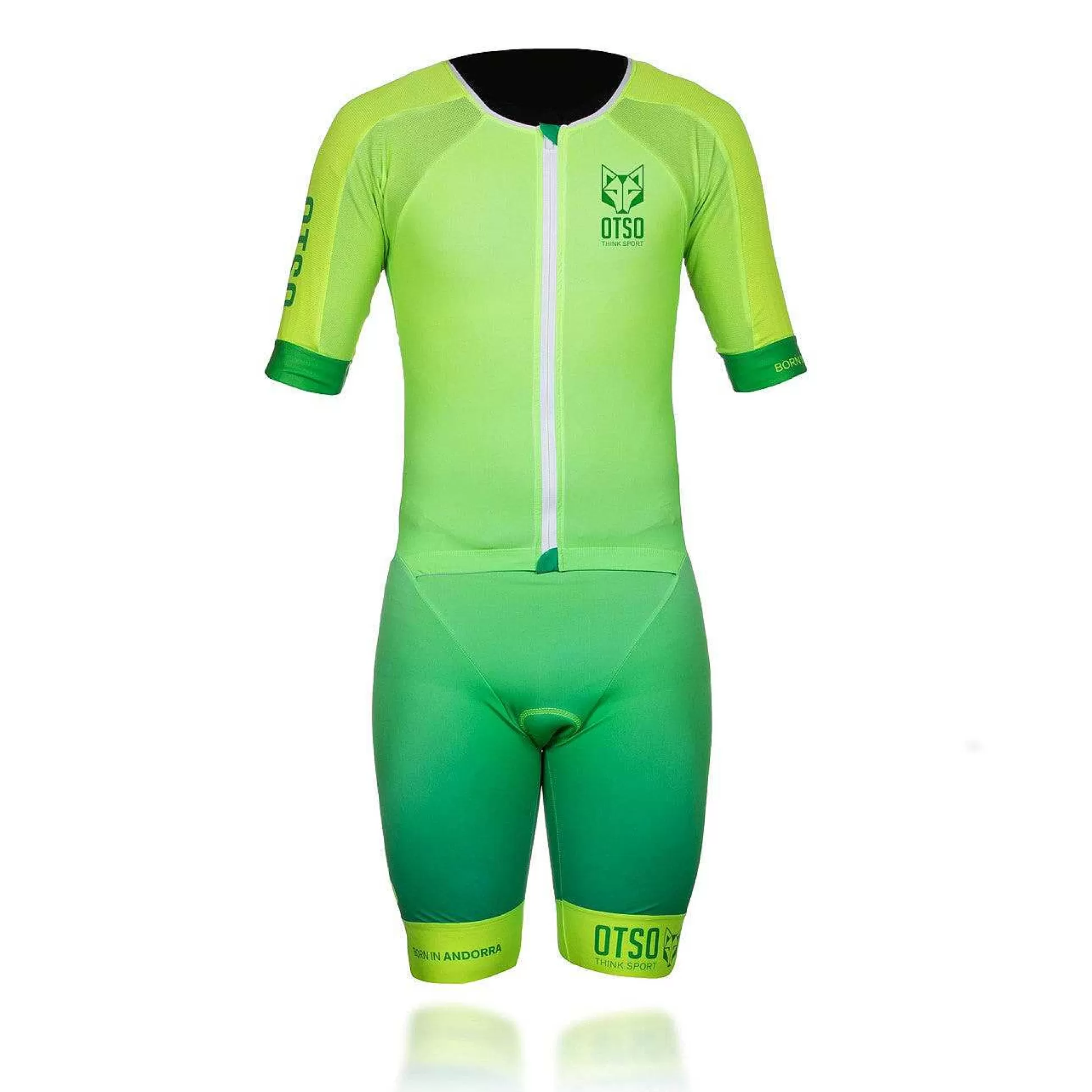 Men'S Triathlon Suit-Fluo Yellow & Fluo Green (Outlet)*OTSO Cheap