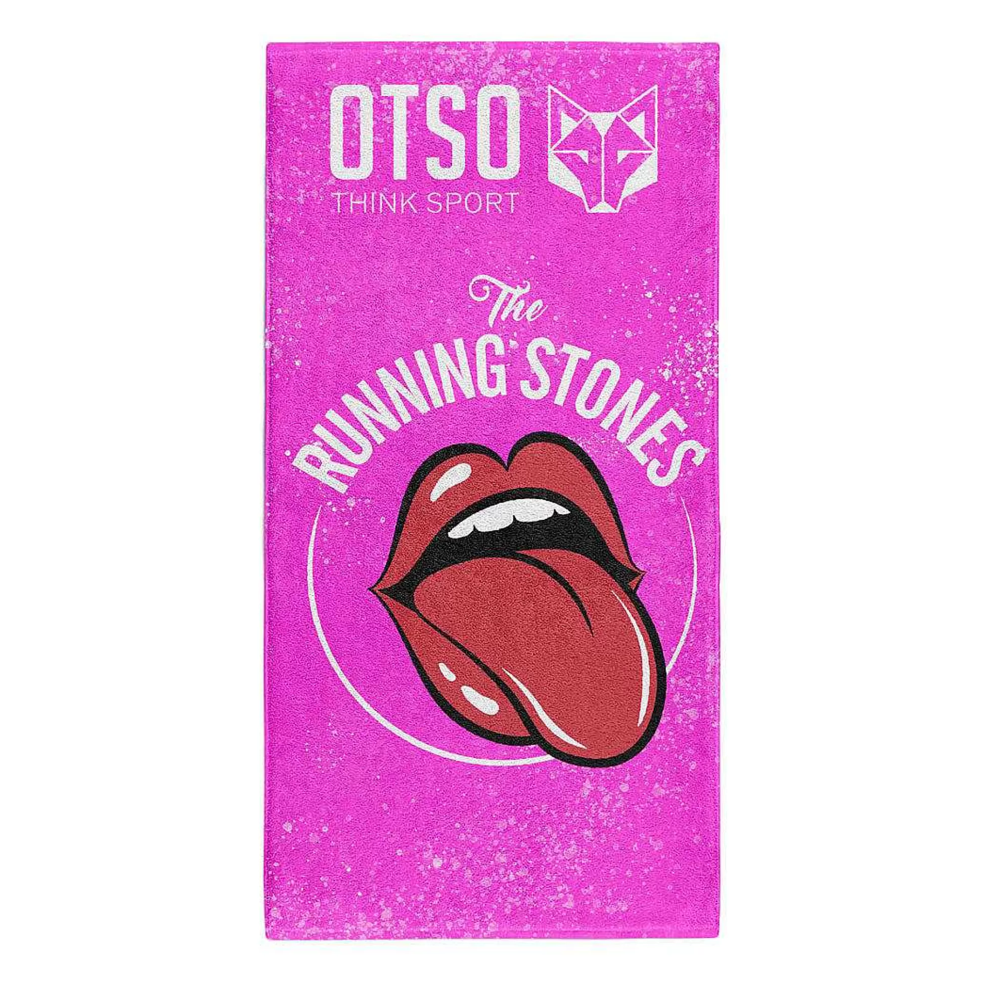 Microfiber Towel Running Stones Pink*OTSO Clearance