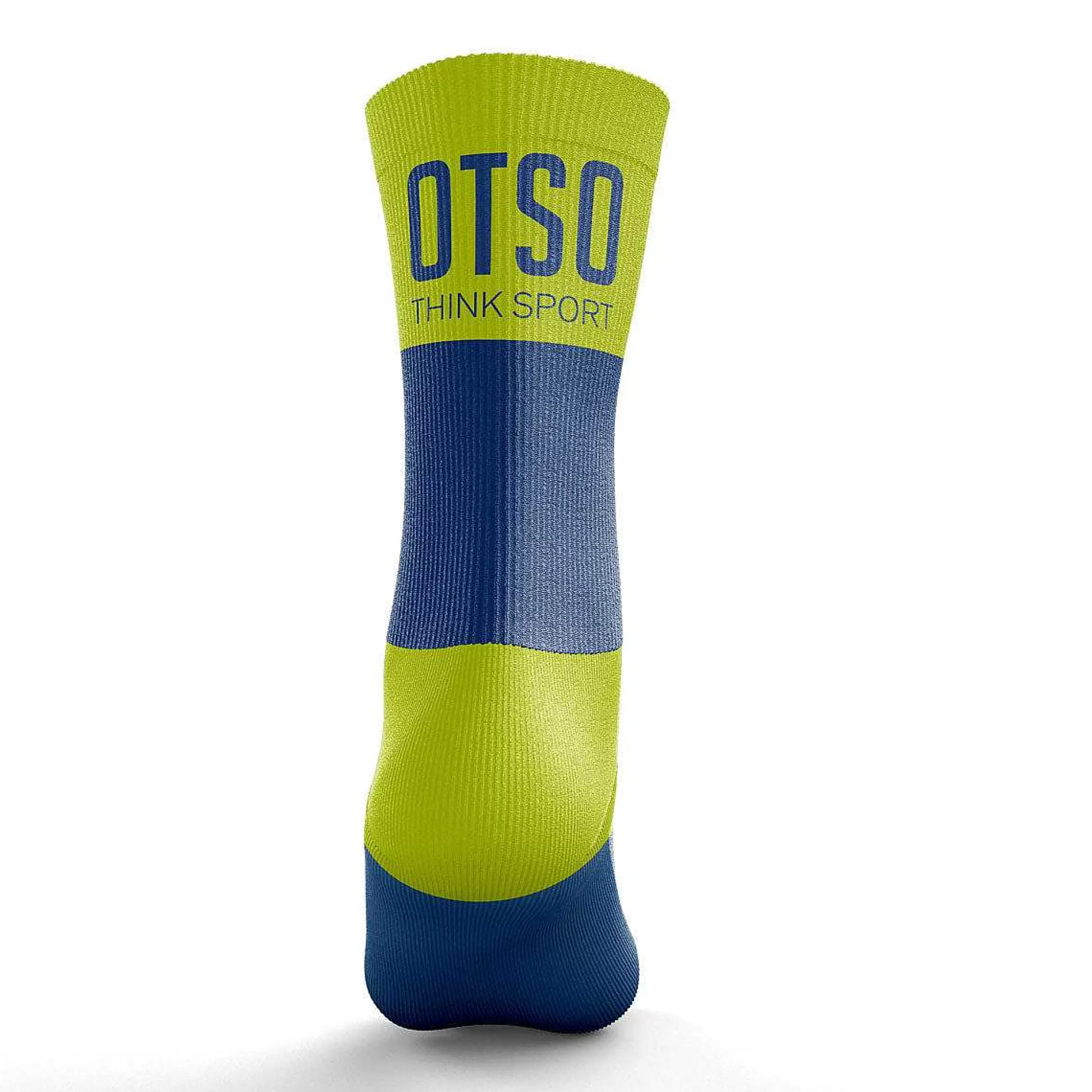 Mid Cut Multisport Socks Electric Blue & Fluo Yellow*OTSO Outlet