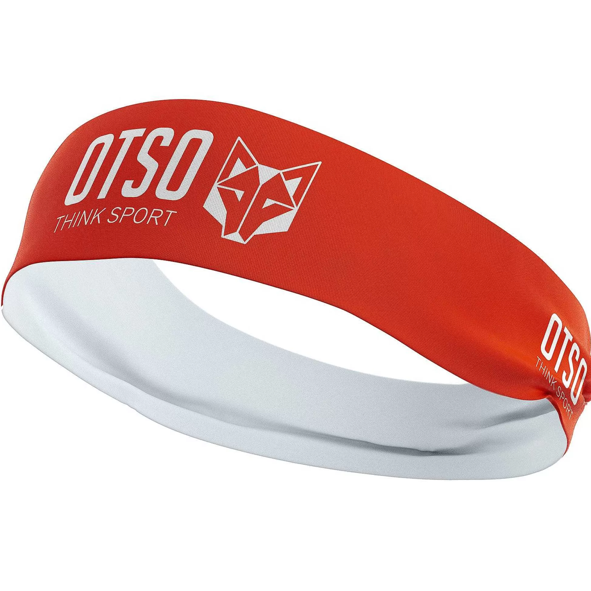 Sport Fluo Orange/White Headband*OTSO Hot