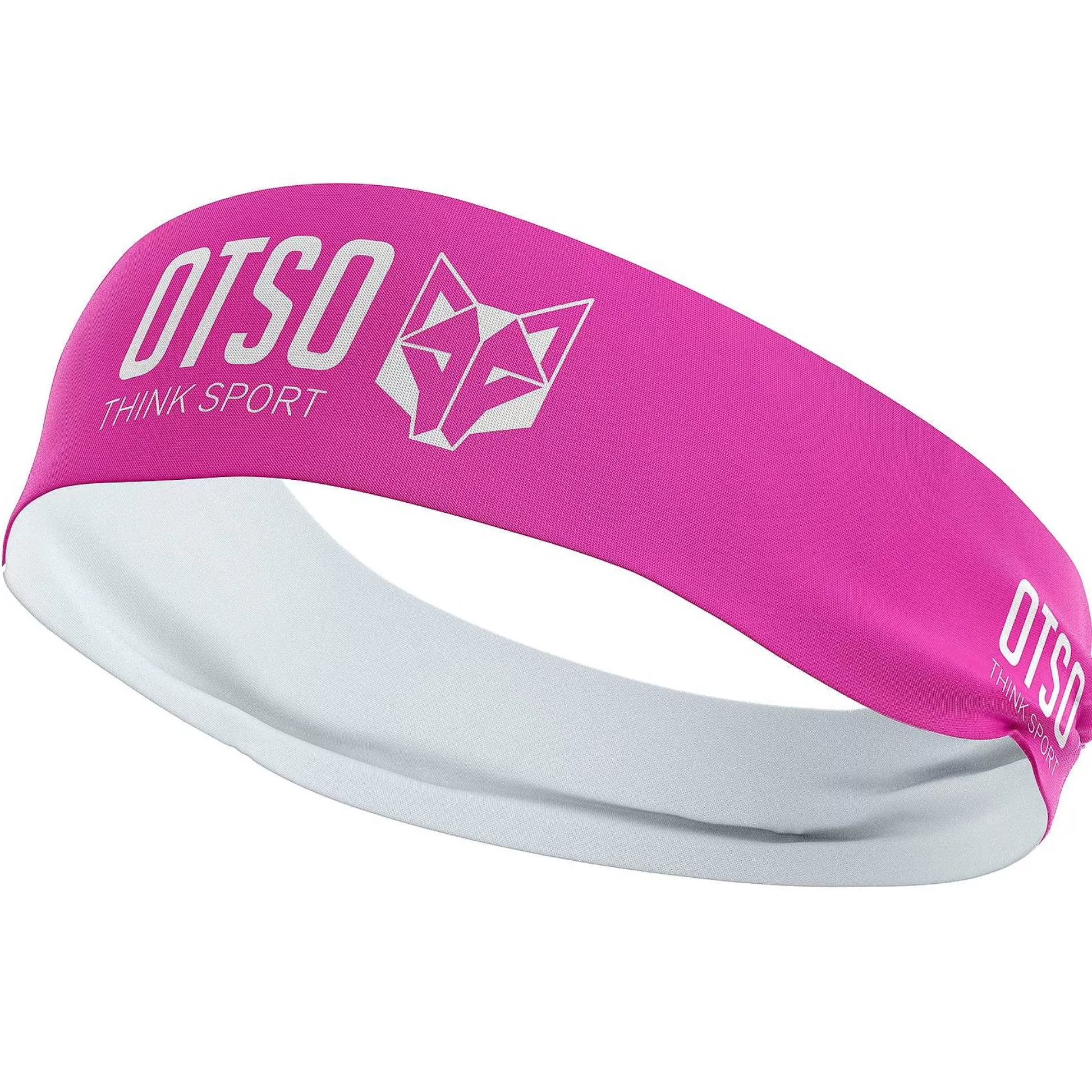 Sport Fluo Pink/White Headband*OTSO Cheap