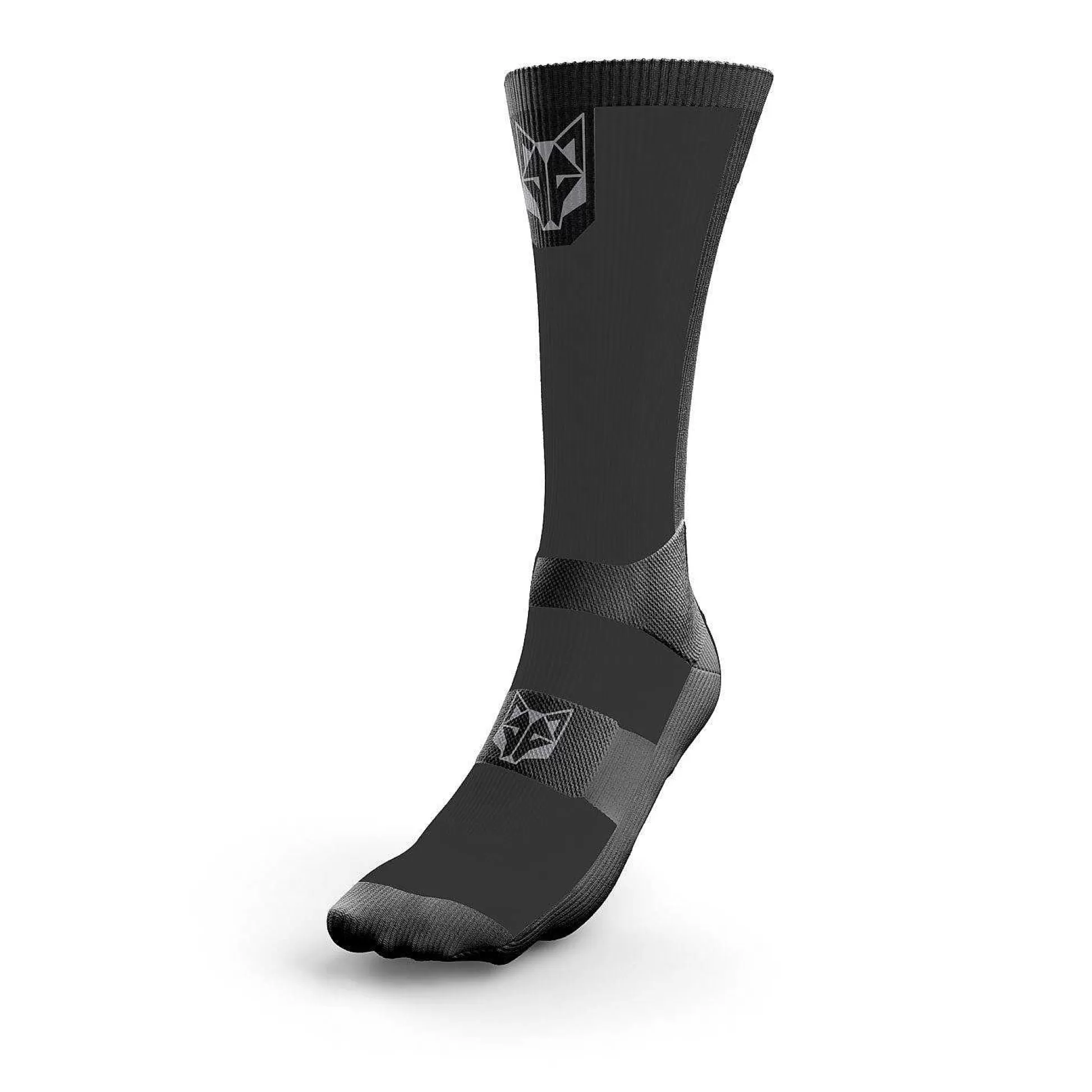 Socks Ultralight High Cut Black & Silver Gray*OTSO Cheap