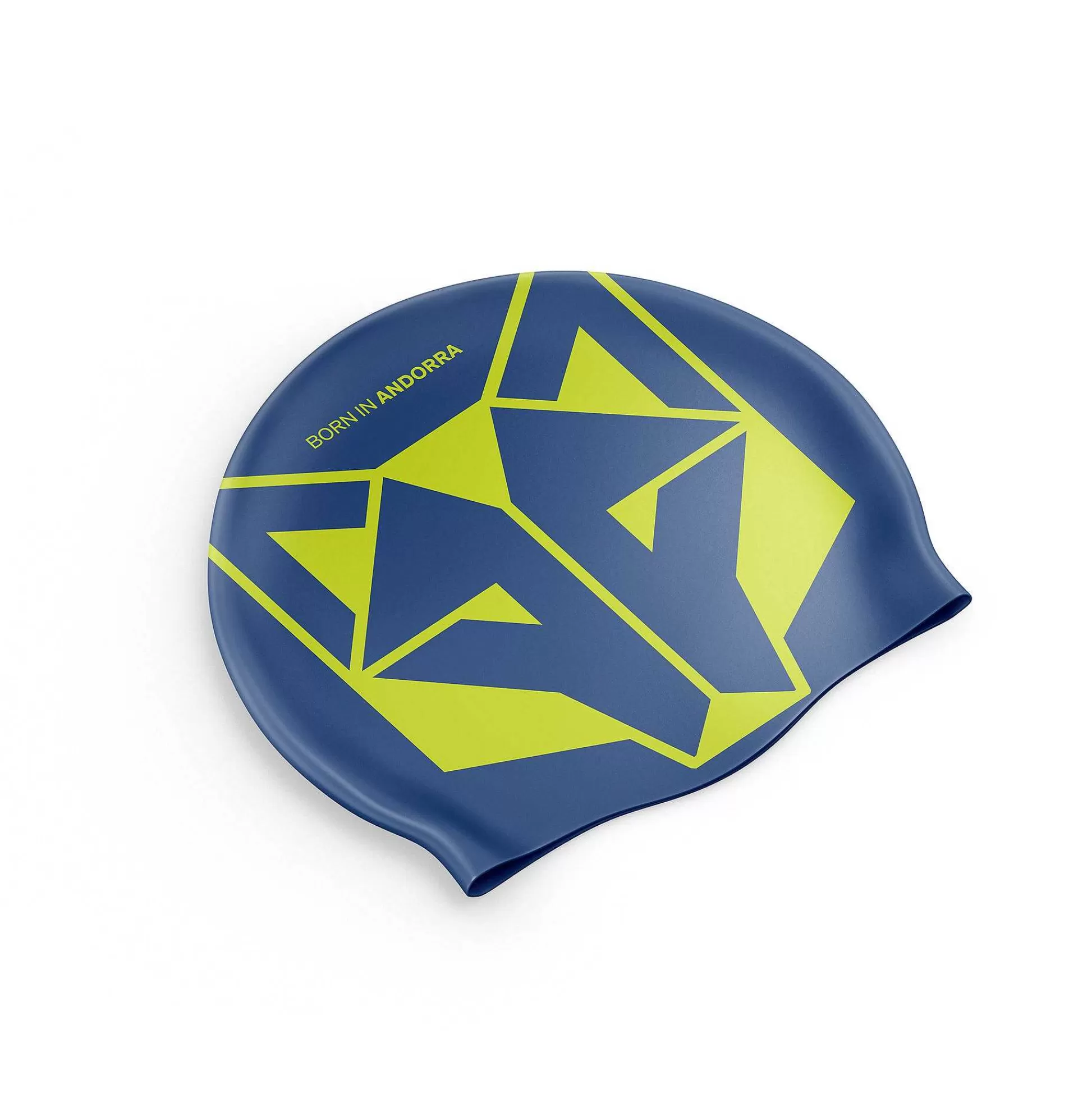 Swimming Cap Electric Blue & Fluo Yellow*OTSO Best