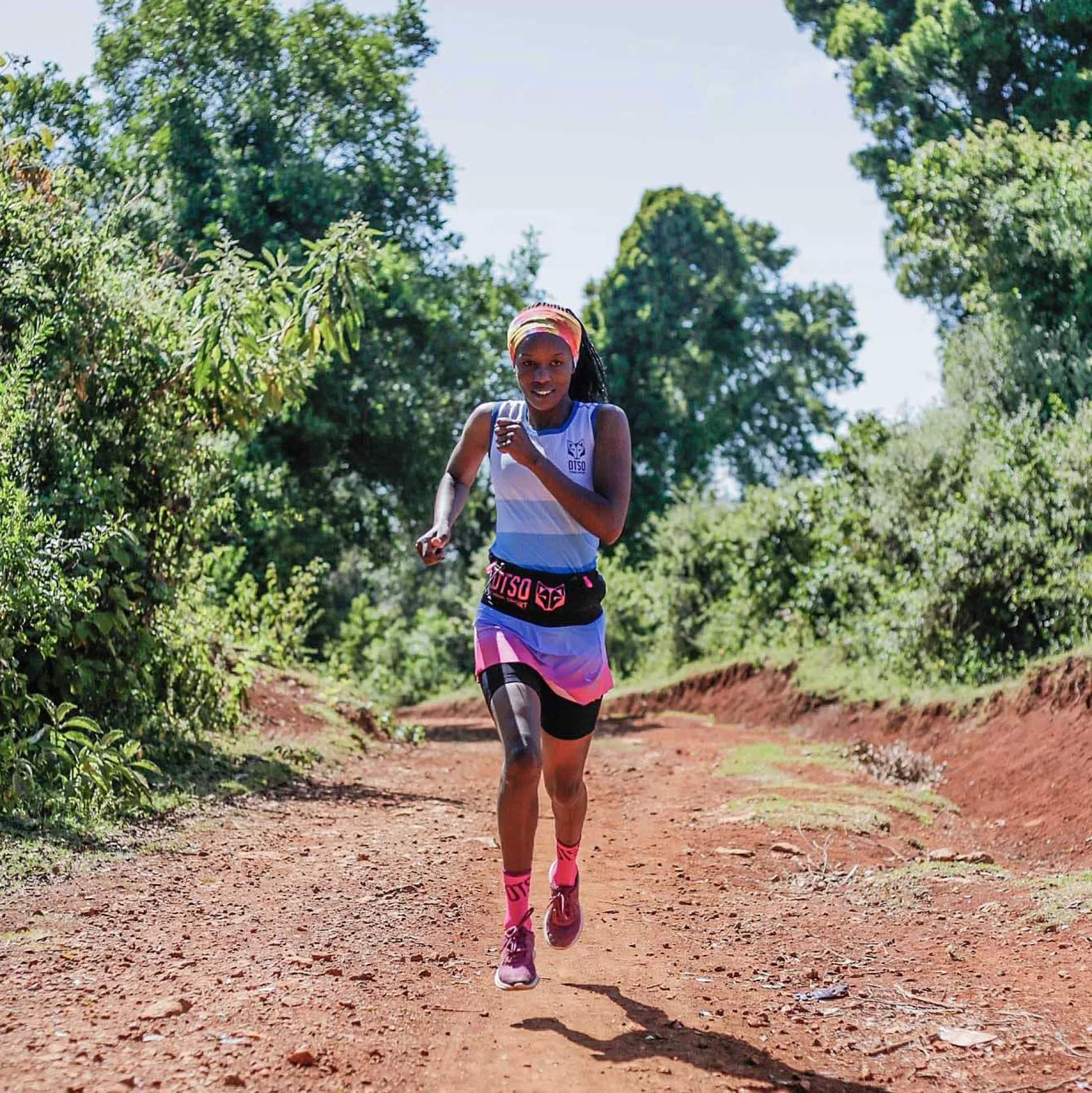 Unisex Running Belt Black & Orange*OTSO Flash Sale