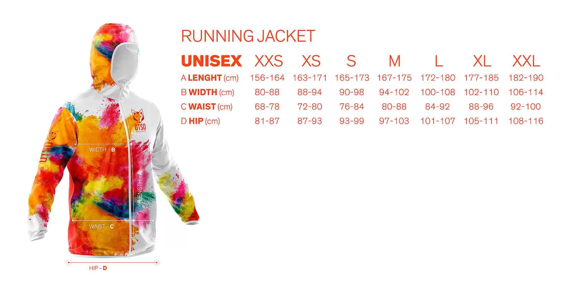 Unisex Running Jacket-Colors*OTSO Store