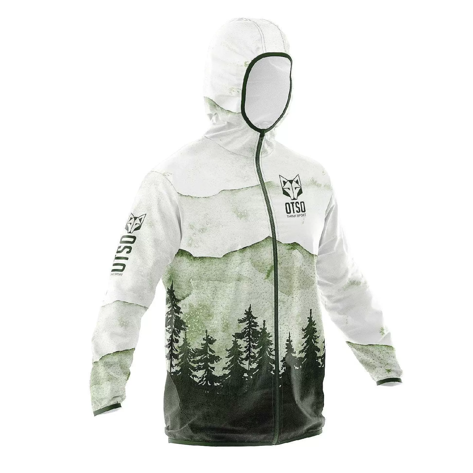 Unisex Running Jacket-Green Forest*OTSO New