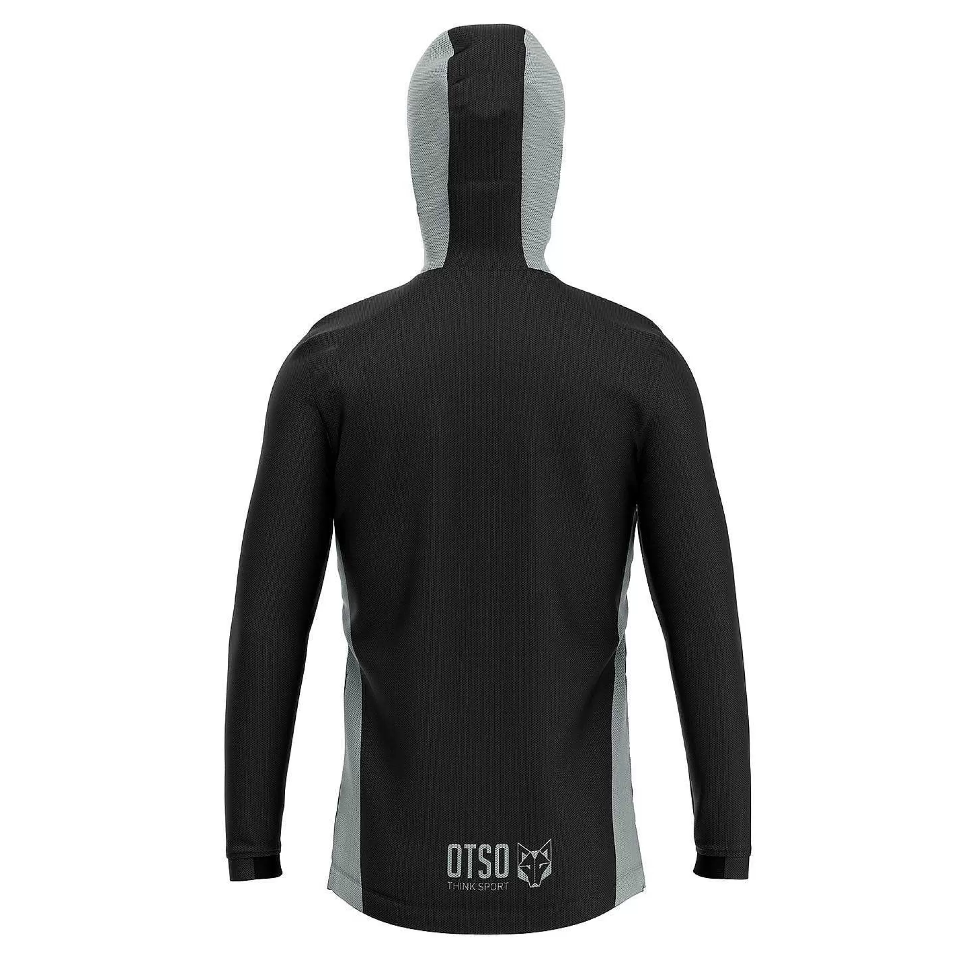 Unisex Sport Hoodie Black & Gray*OTSO Flash Sale