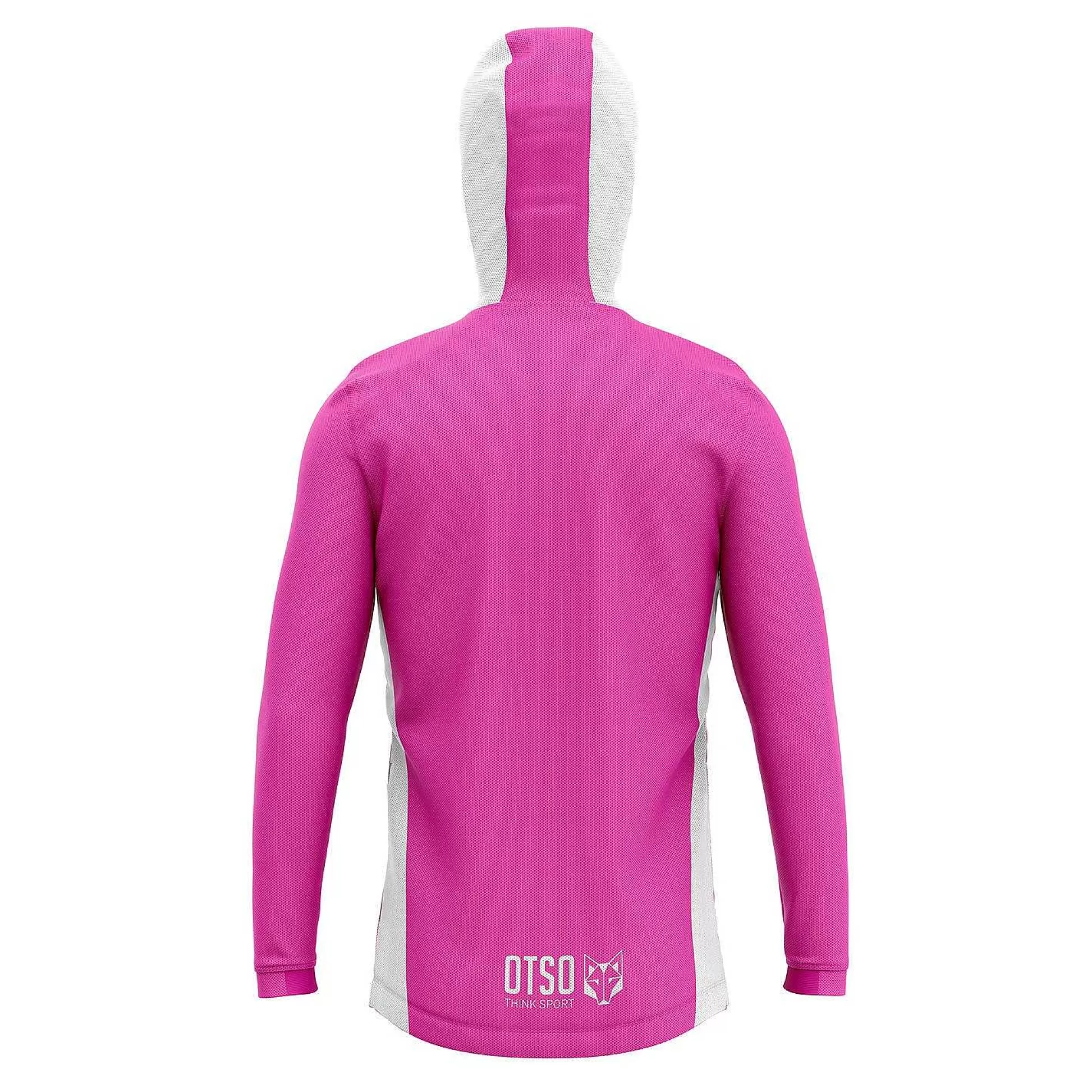 Unisex Sport Hoodie Fluo Pink & White*OTSO Sale