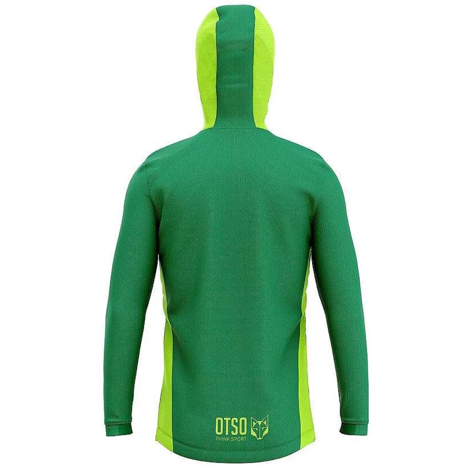 Unisex Sport Hoodie Forest Green & Fluo Green*OTSO Cheap