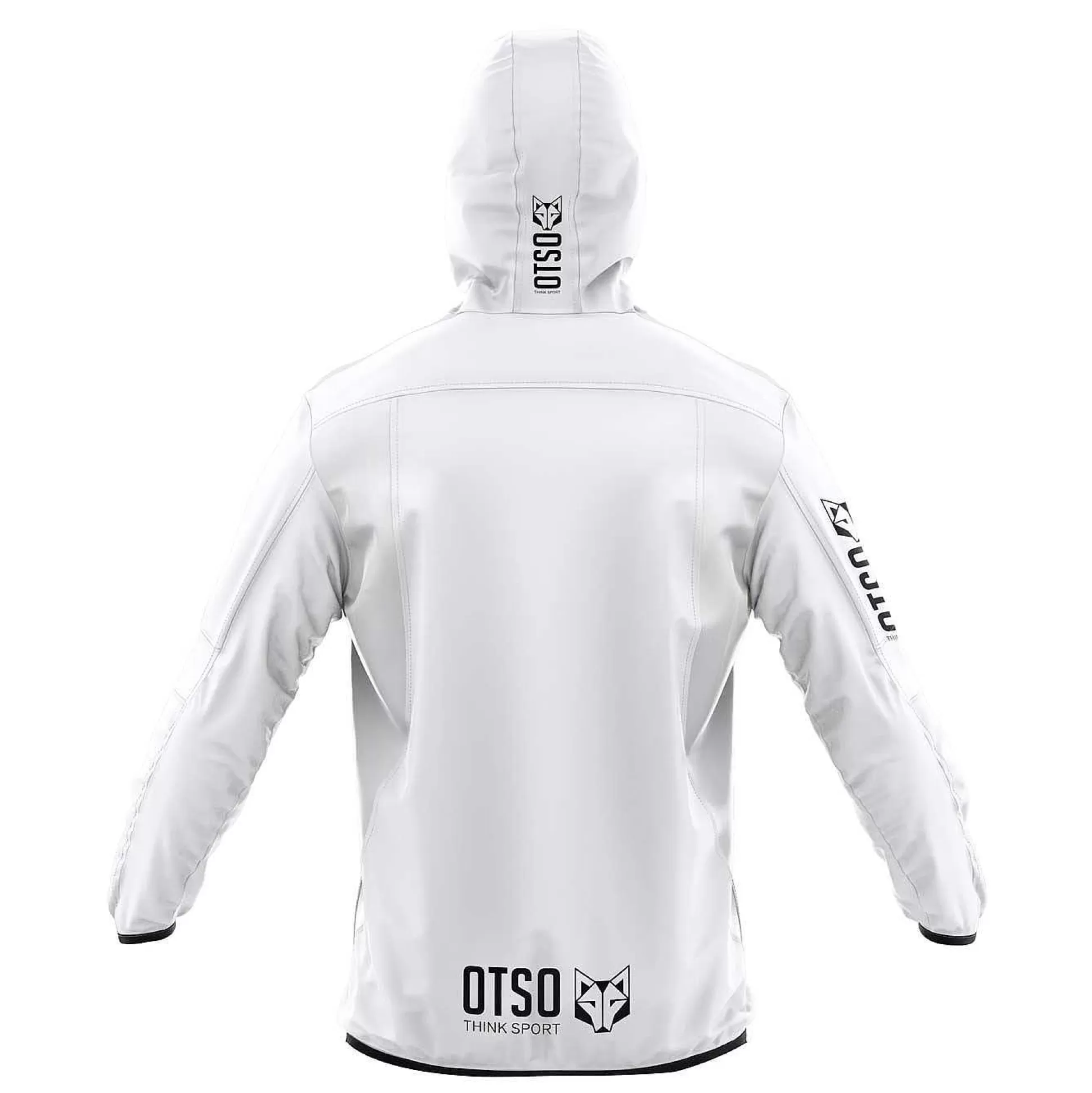 Unisex Waterproof Windbreaker White Black*OTSO Hot